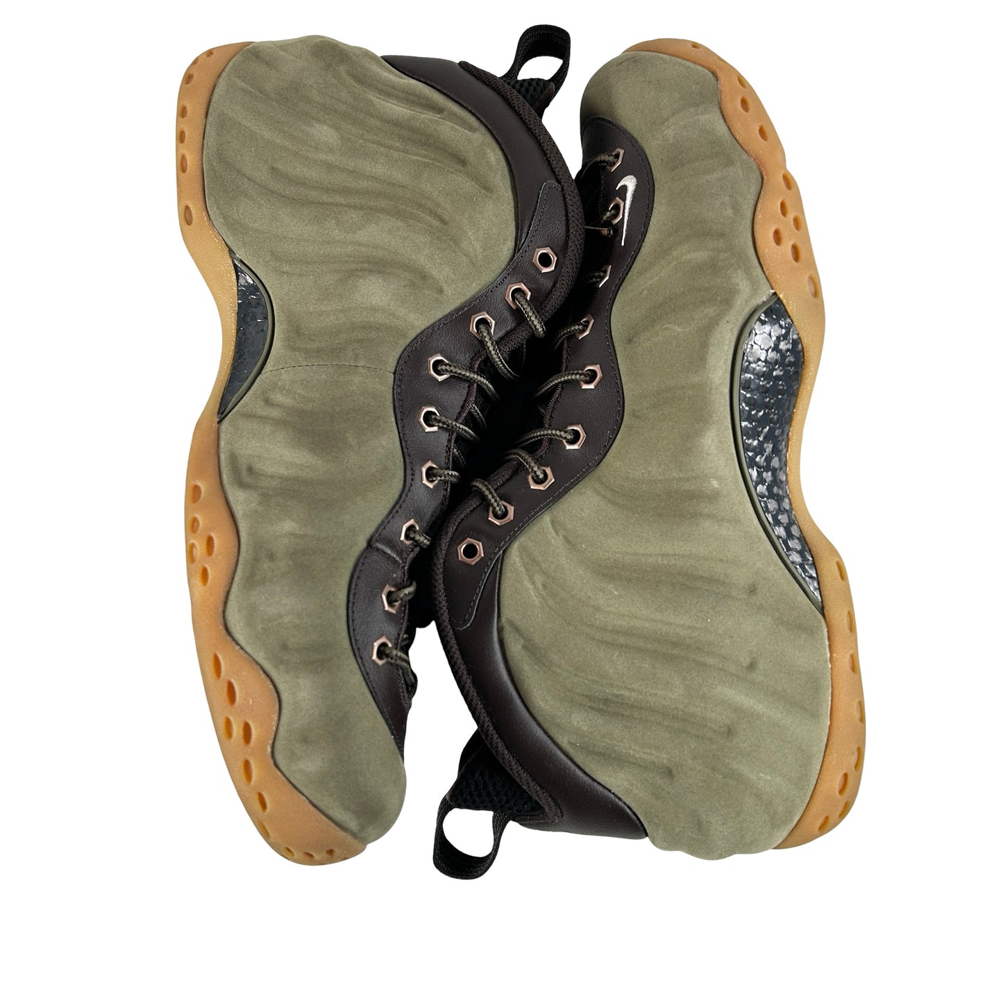575420 200 Nike Air Foamposite One Olive [USED] - 12 M (Used) (Replace Box)