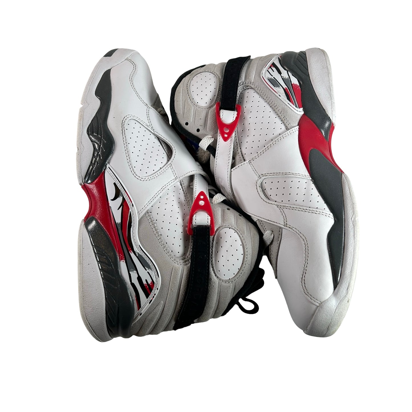305381 100 Jordan 8 Retro White True Red (2025) [USED] - 9 M (Used4)