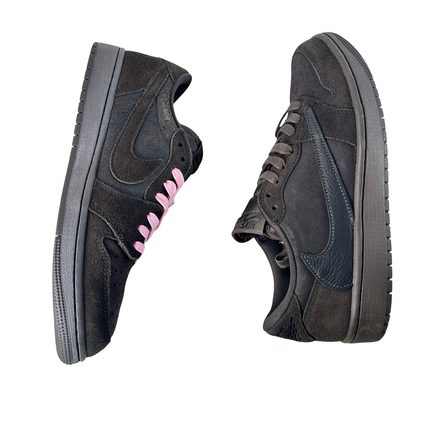 DM7866 202 Jordan 1 Retro Low OG SP Travis Scott Velvet Brown [USED] - 9 M (Used11)