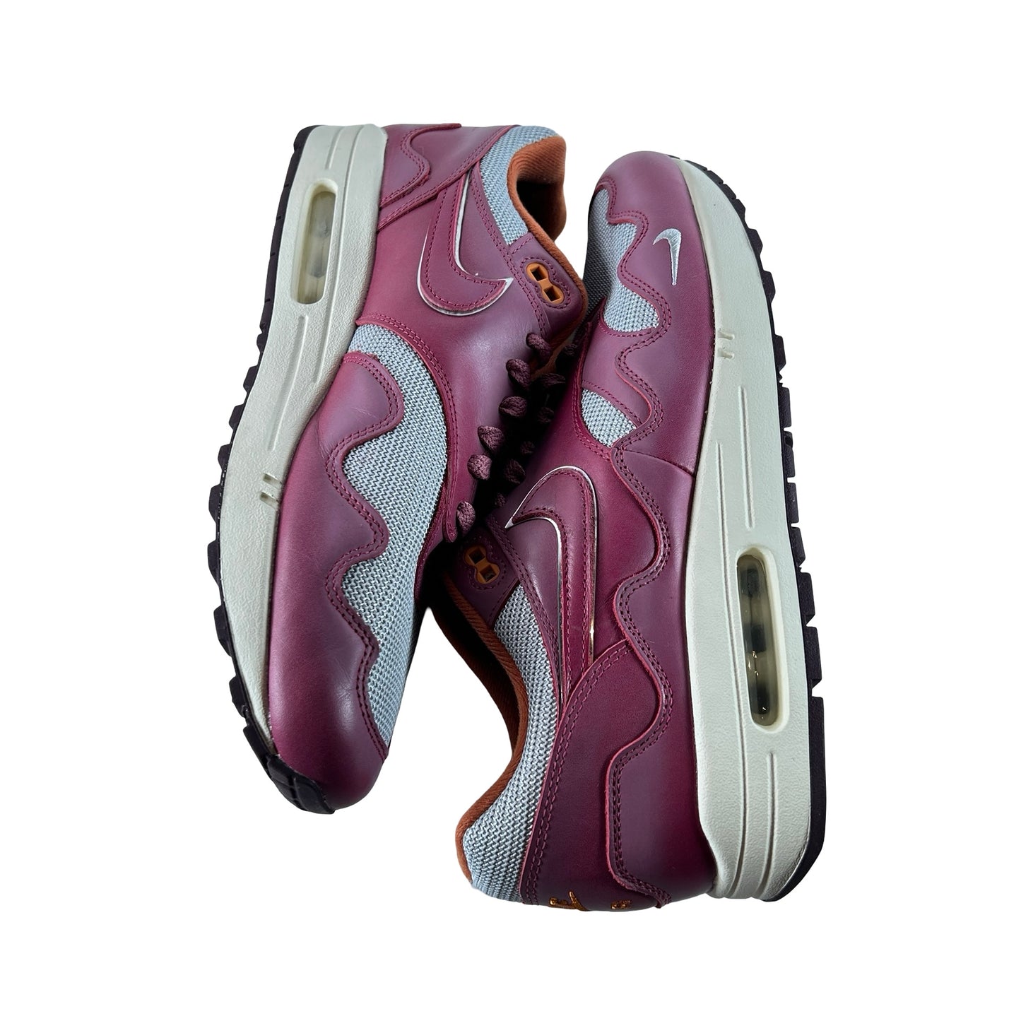 DO9549 001 Nike Air Max 1 Patta Waves Rush Maroon  [USED] - 11 M (Used2)
