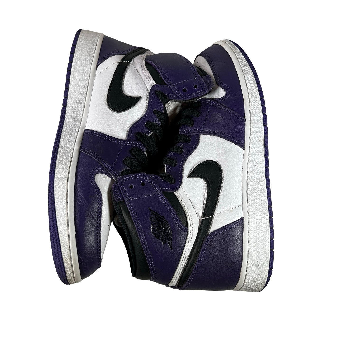 575441 500 Jordan 1 Retro High Court Purple White (GS) [USED] - 7 Y (Used2)