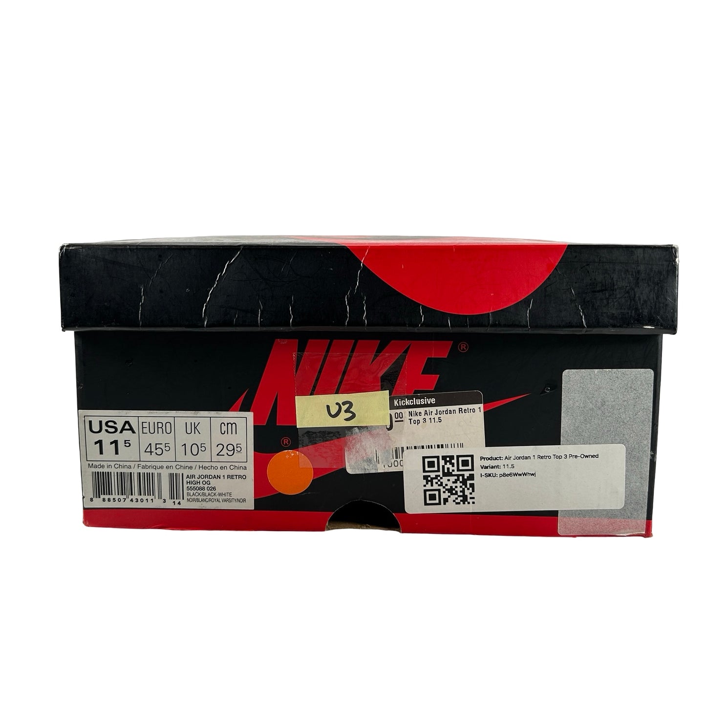 555088 026 Jordan 1 Retro Top 3 [USED] - 11.5 M (Used3)