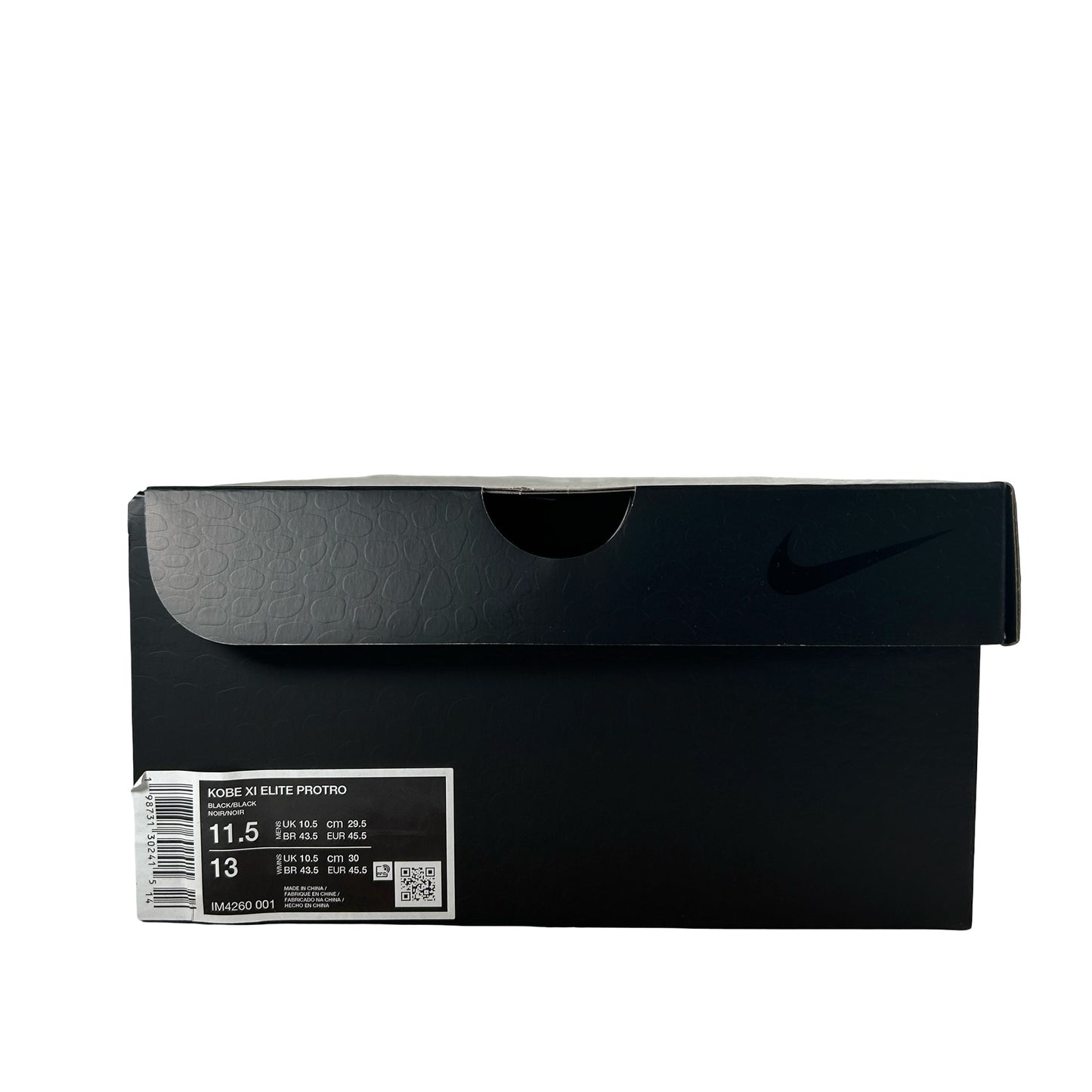 IM4260 001 Nike Kobe 11 Elite Low Protro Fade to Black [USED] - 11.5 M (Used)