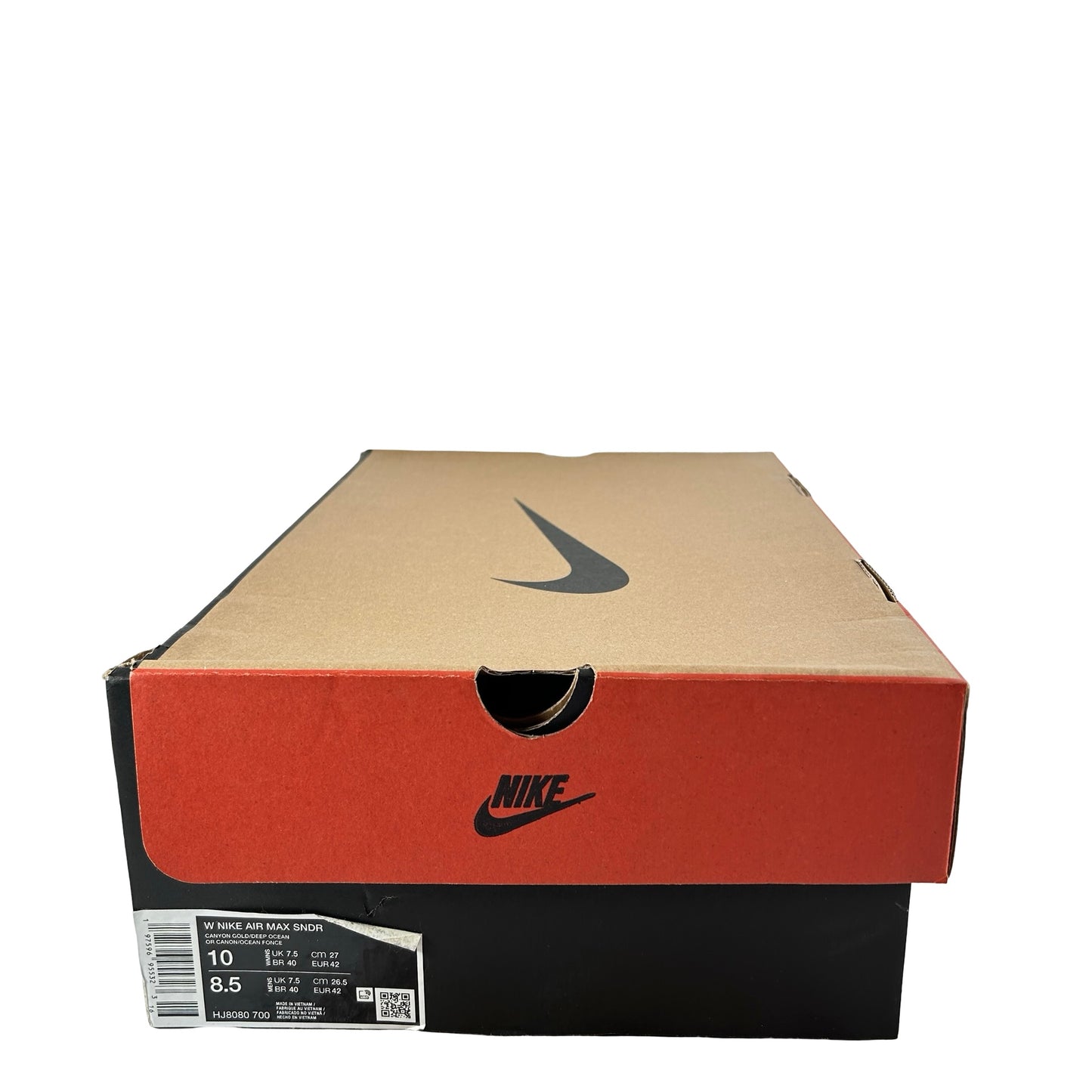 HJ8080 700 Nike Air Max Sunder Canyon Gold Deep Ocean (W) [USED] - 10 W (Used)