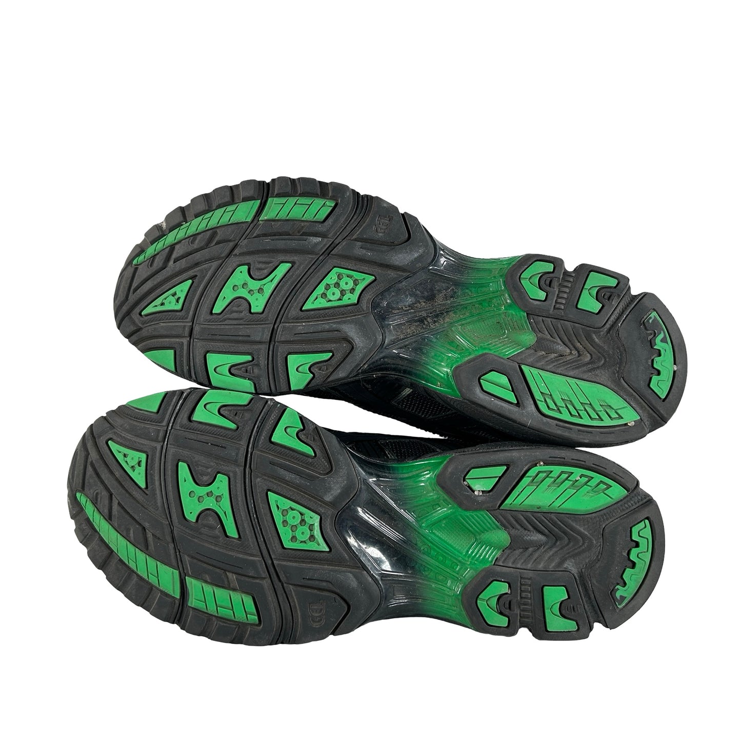 1201B024 001 ASICS Gel-Kayano 14 8ON8 Black Green [USED] - 9.5 M (Used) (No Box)