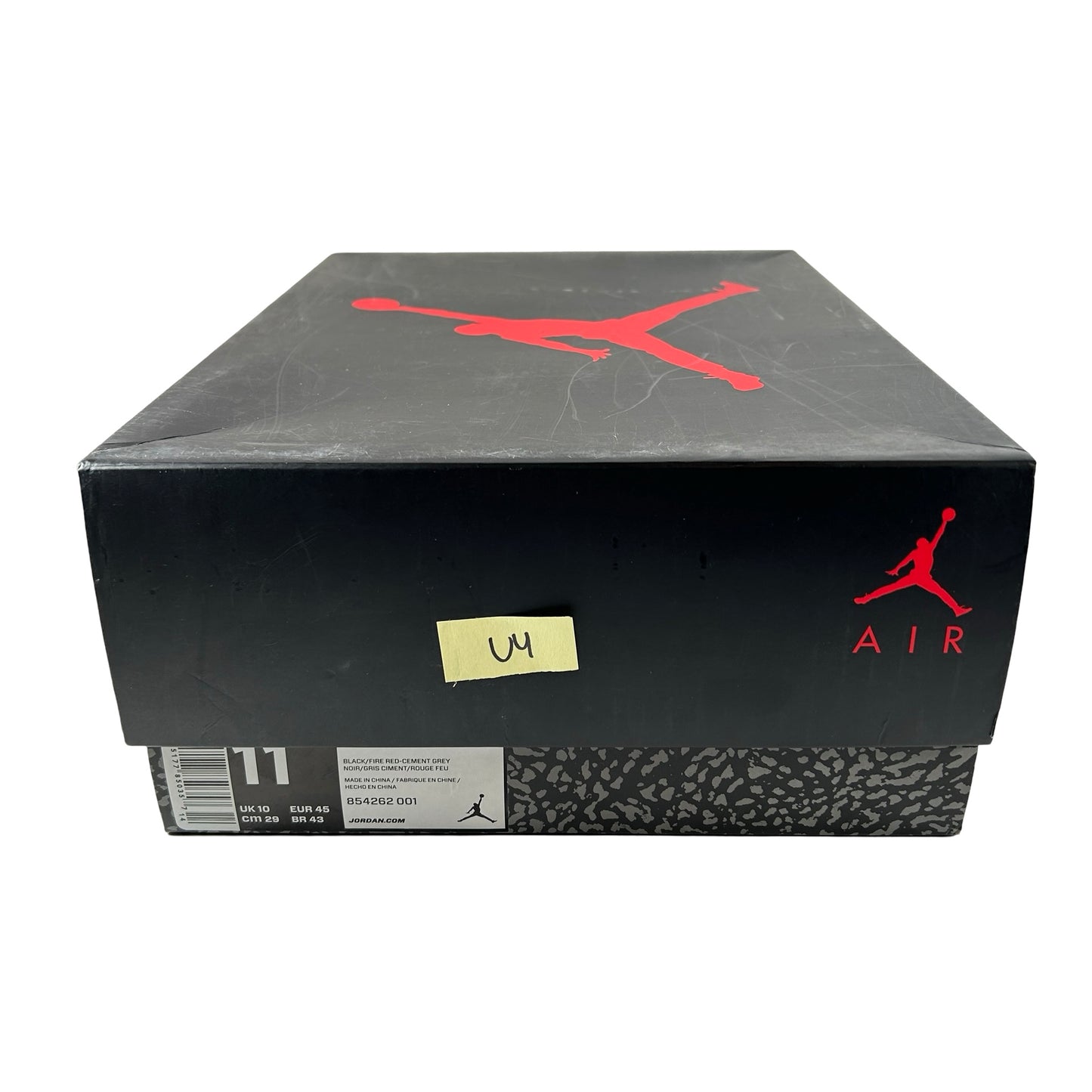 854262 001 Jordan 3 Black Cement 2018 [USED] - 11 M (Used4)