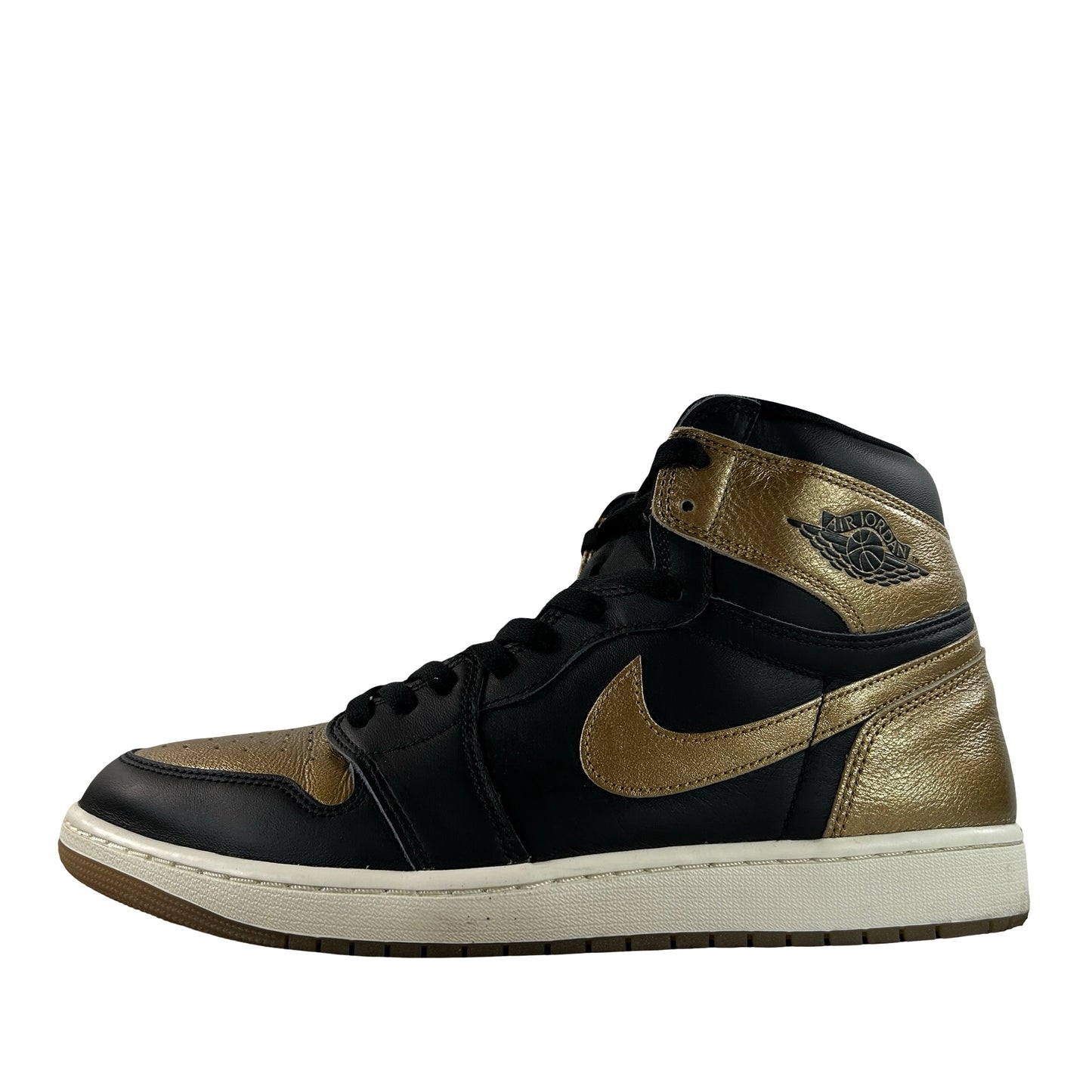 DZ5485 071 Jordan 1 Retro High OG Black Metallic Gold [USED] - 12 M (Used2)