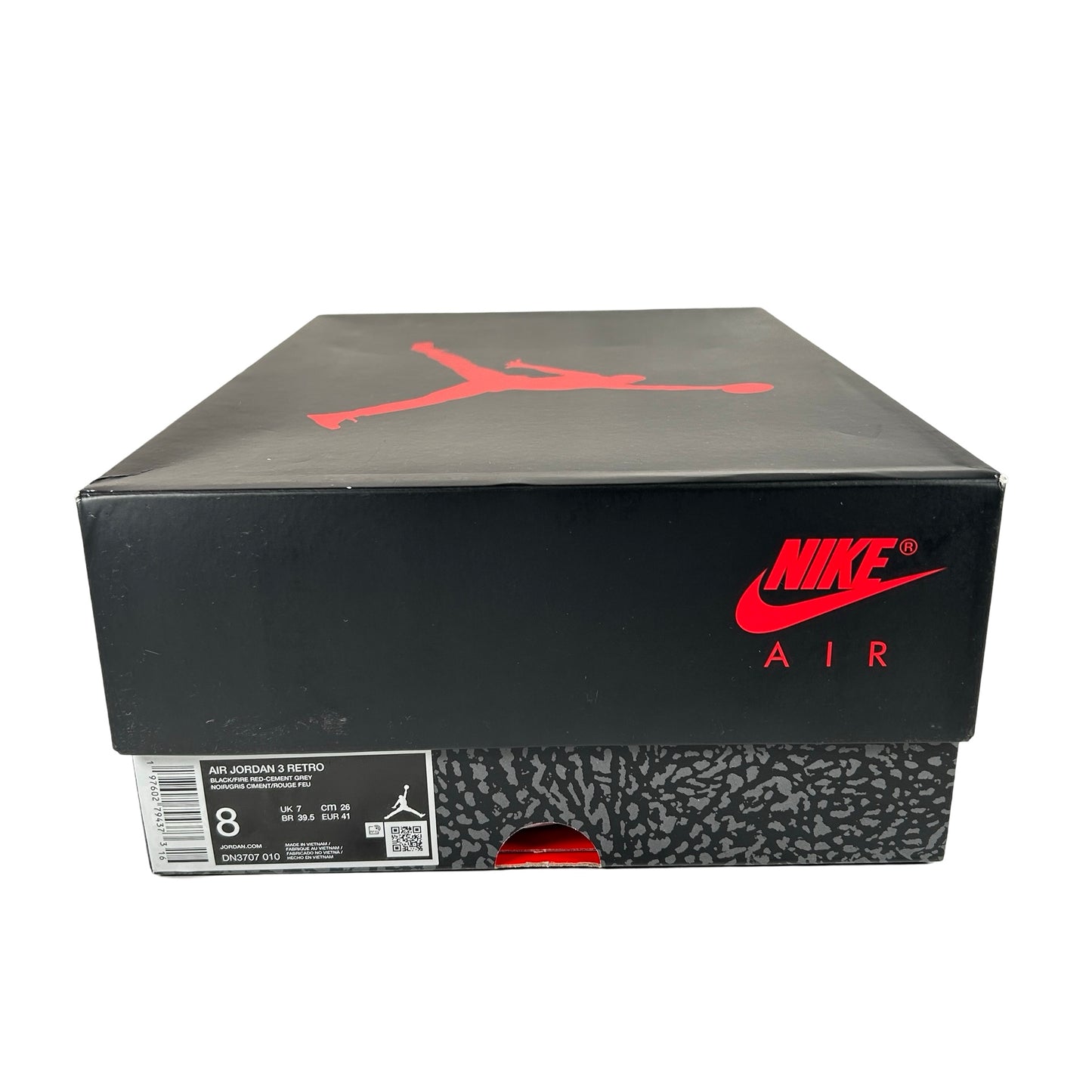 DN3707 010 Jordan 3 Retro Black Cement Reimagined (2024) [USED] - 8 (Used)