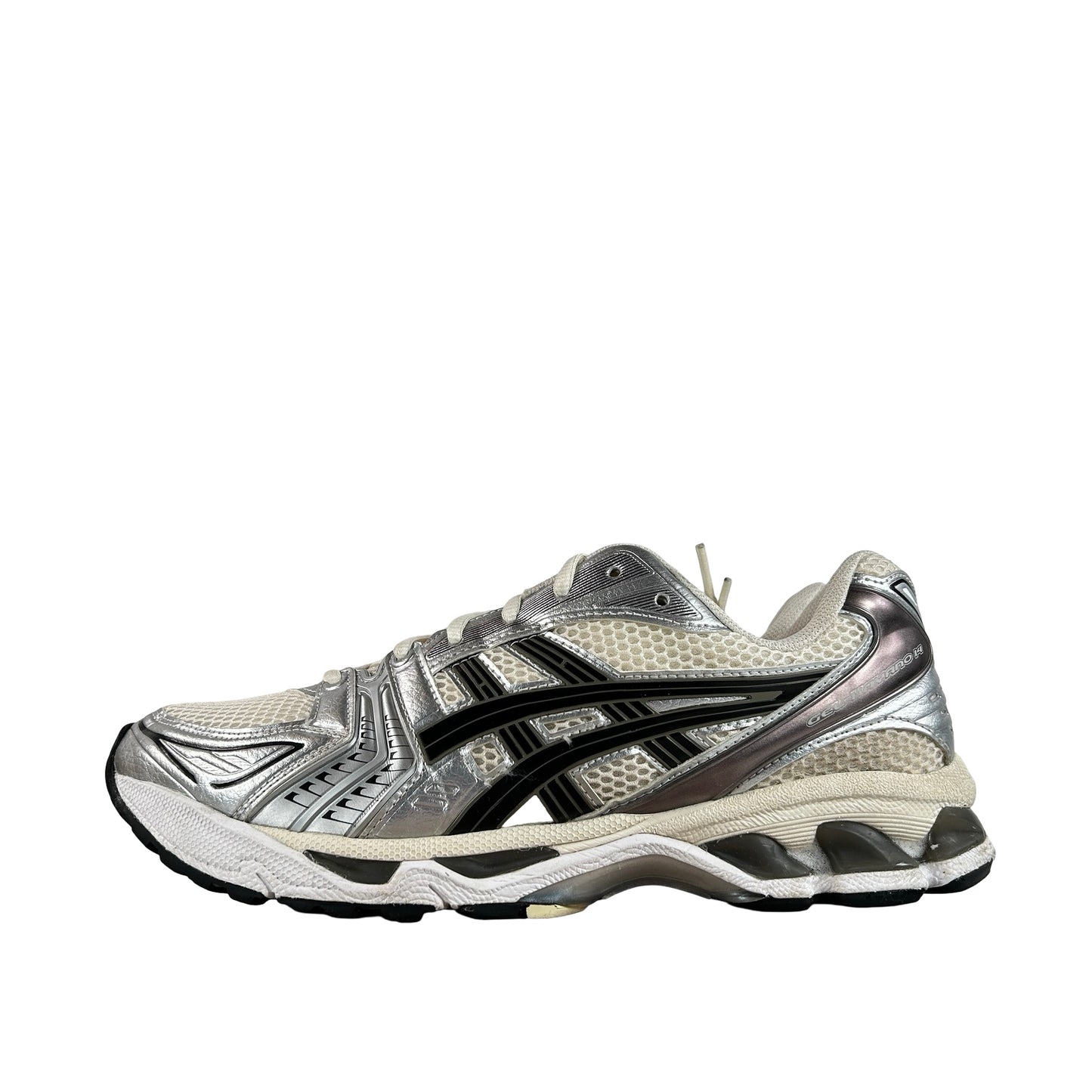 1201A019 108 ASICS Gel-Kayano 14 Cream Black Metallic Plum [USED] - 10 M (Used2)