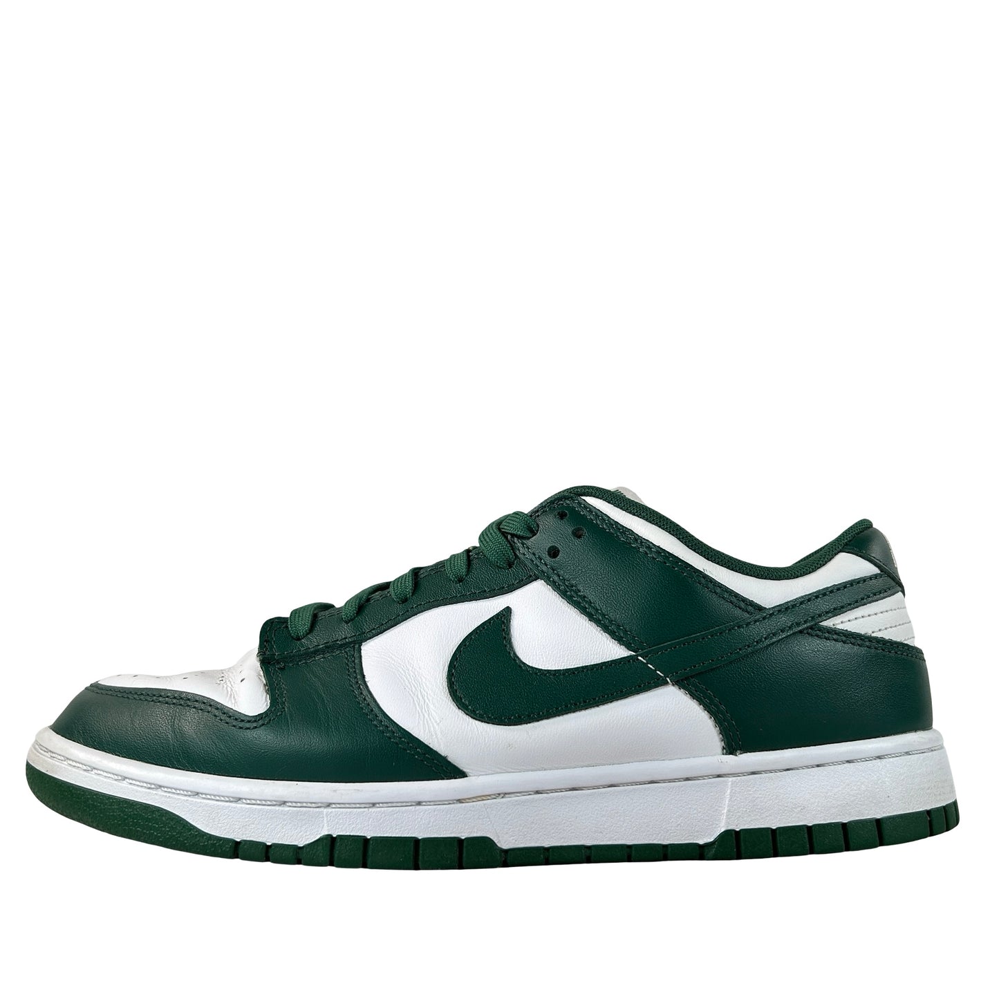 DD1391 101 Nike Dunk Low Michigan State [USED] - 9.5 M (Used)