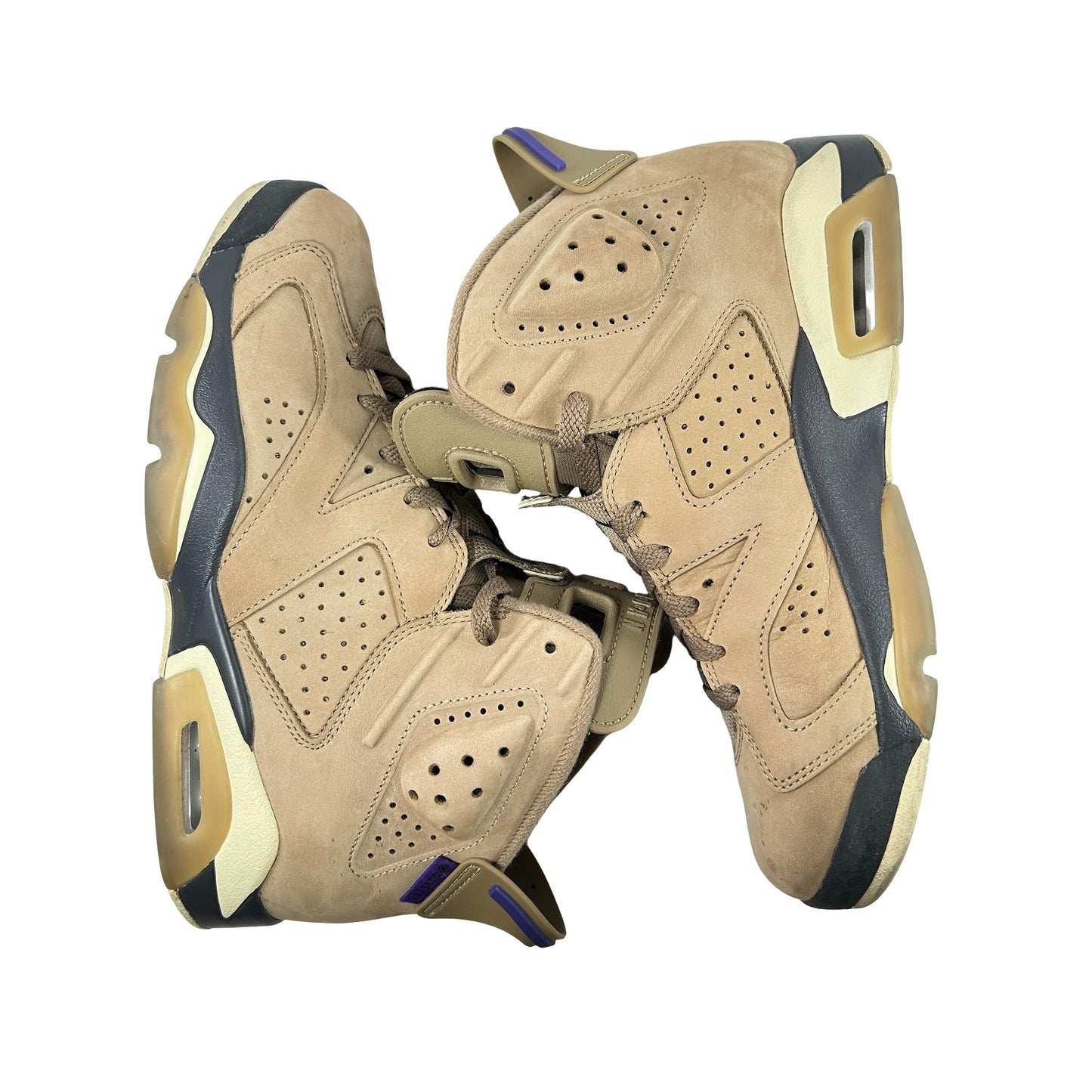 FD1643 300 Jordan 6 Retro Gore-Tex Brown Kelp (Women's) [USED] - 9.5 W (Used) (No Box) (No Box)
