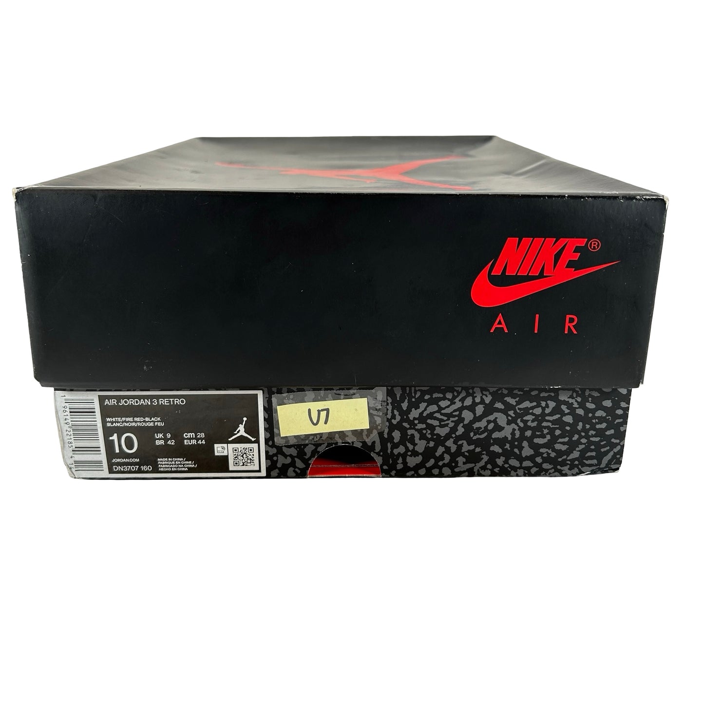 DN3707 160 Jordan 3 Retro Fire Red (2022) [USED] - 10 M (Used7)