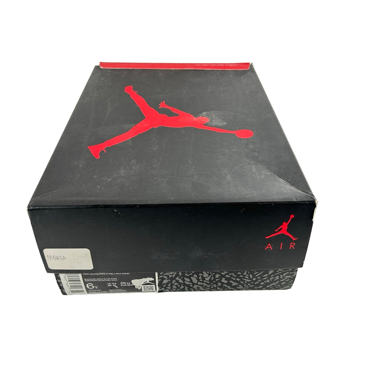 398614 030 Jordan 3 Retro Pine Green (GS) [USED] - 6 Y (Used)