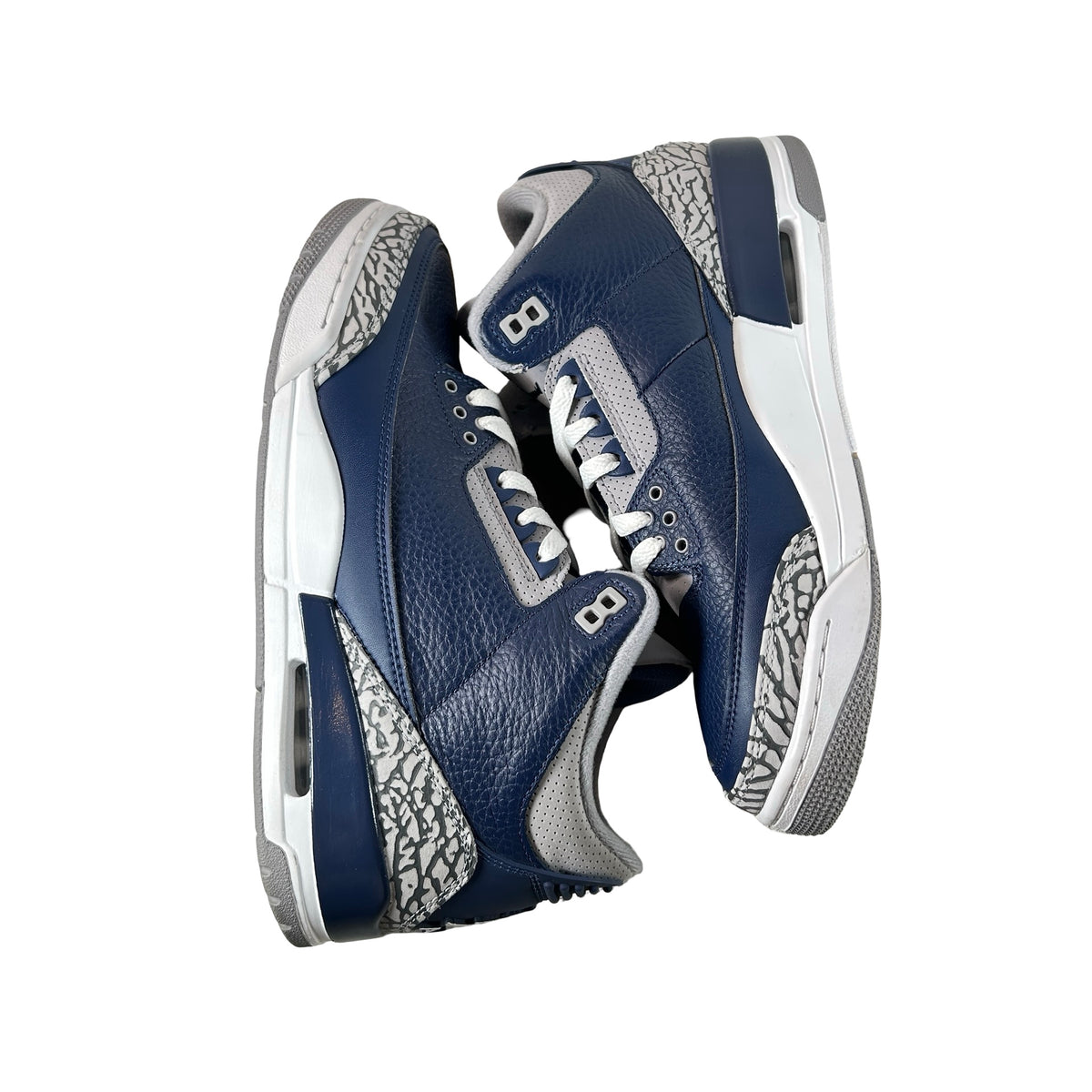 CT8532 401 Jordan 3 Georgetown [USED] - 10 M (Used)