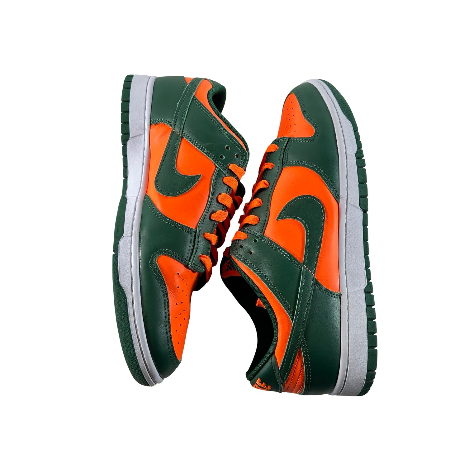 DD1391 300 Nike Dunk Low Retro Miami Hurricanes [USED] - 10 M (Used2) (No Box2)