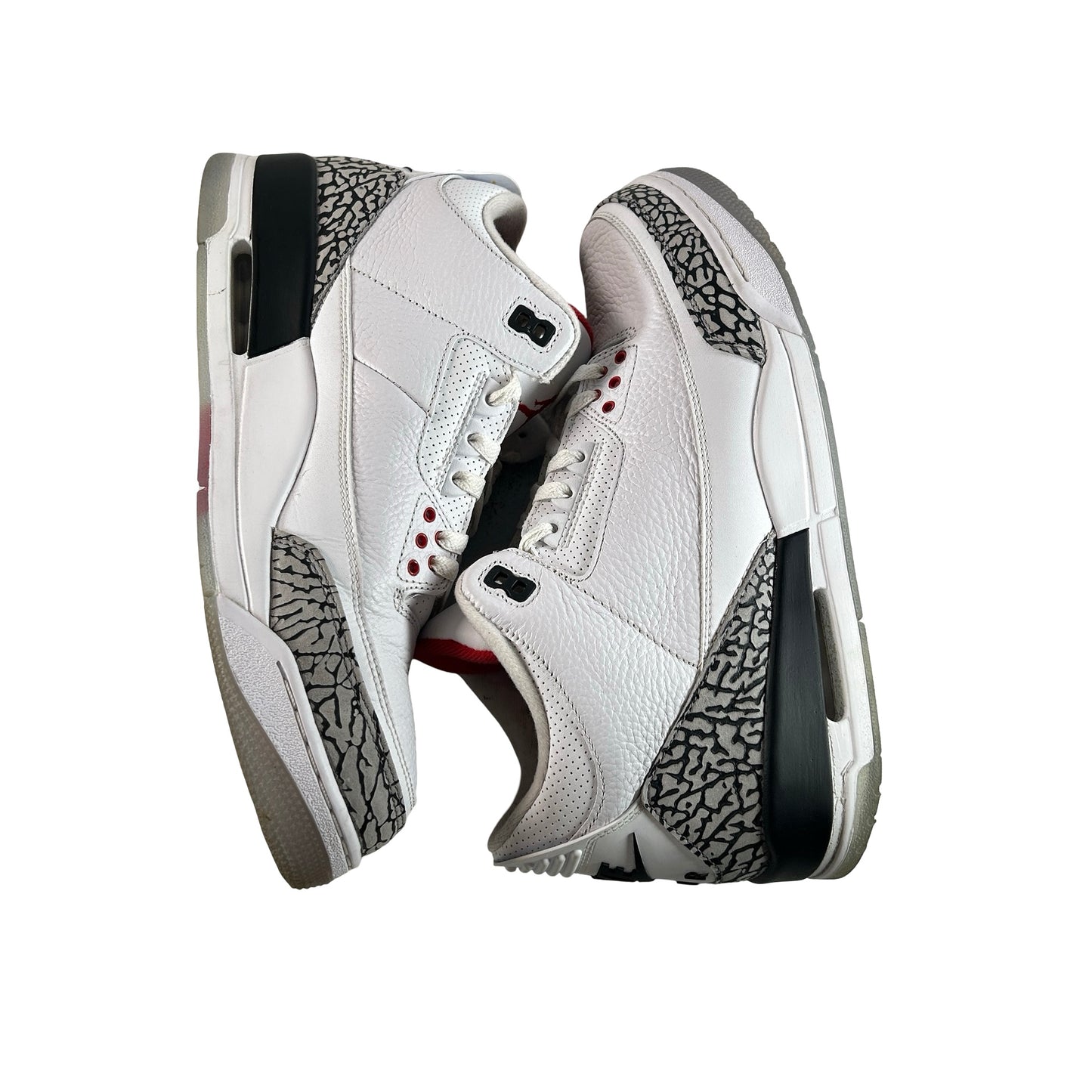 923096 101 Jordan 3 Retro Free Throw Line White Cement [USED] - 12 M (Used)