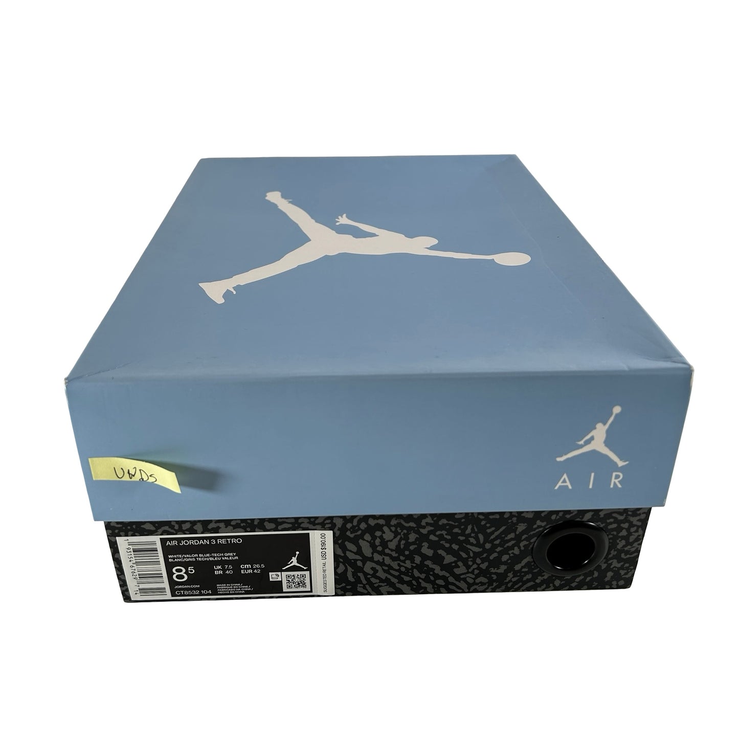 CT8532 104 Jordan 3 Retro UNC (2020) [USED] - 8.5 M (VNDS)