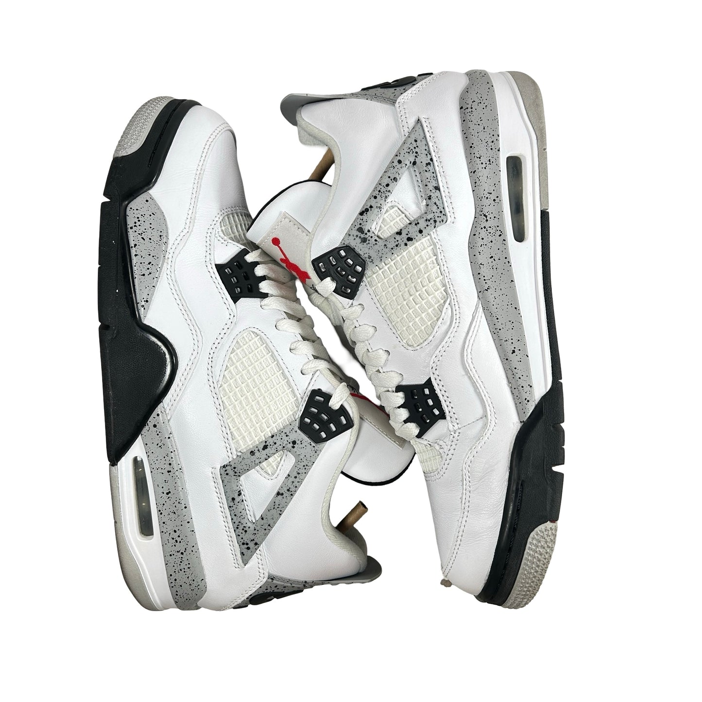 840606 192 Jordan 4 White Cement [USED] - 9.5 M (Used3)