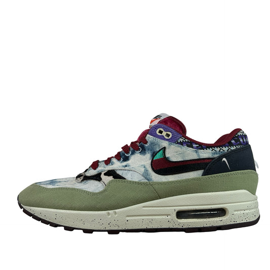 DN1803 300 Nike Air Max 1 Concepts Denim Olive Canvas [USED] - 10.5 M (Used) (No Box)