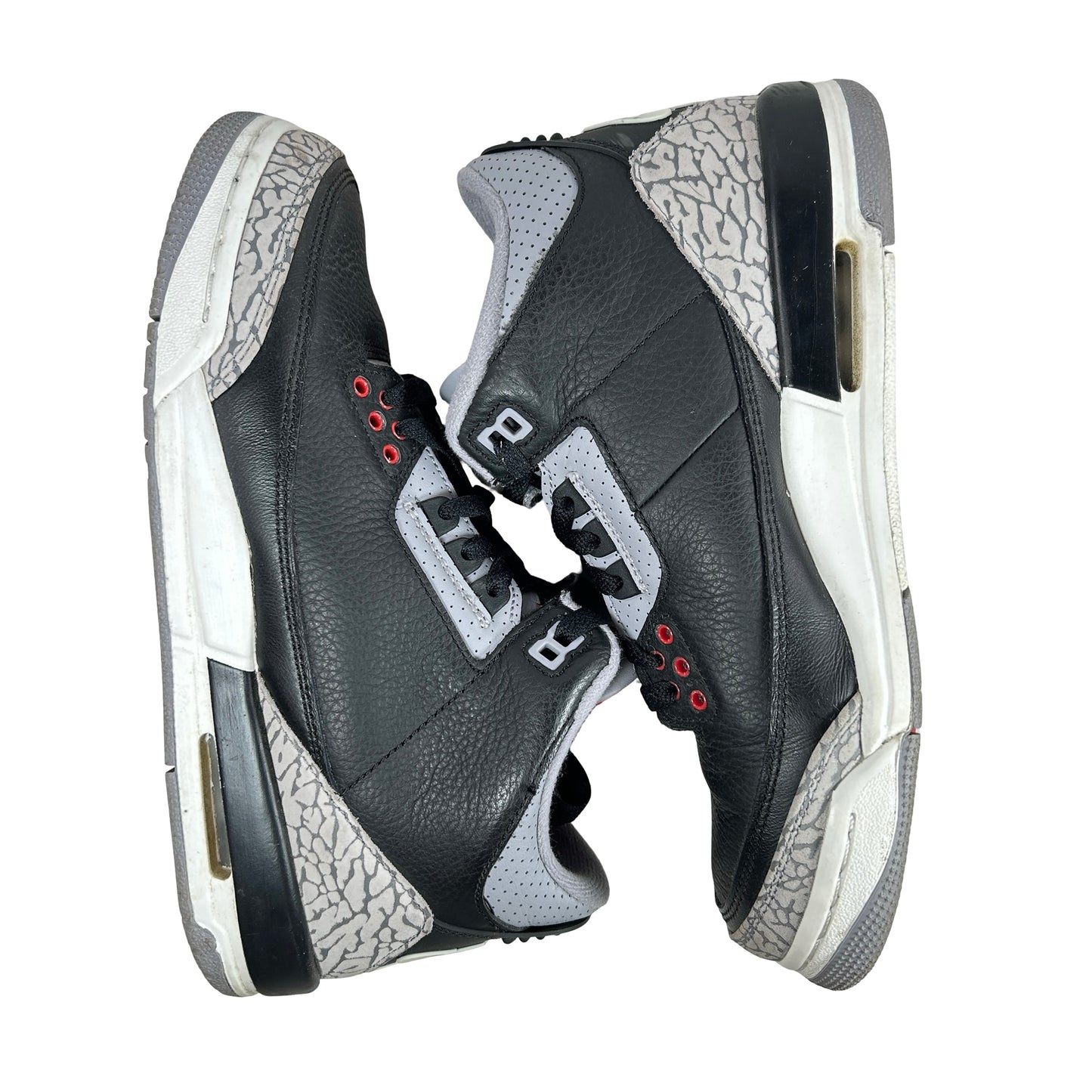 DM0967 010 Jordan 3 Retro Black Cement (2024) (GS) [USED] - 7 Y (Used) (No Box3)
