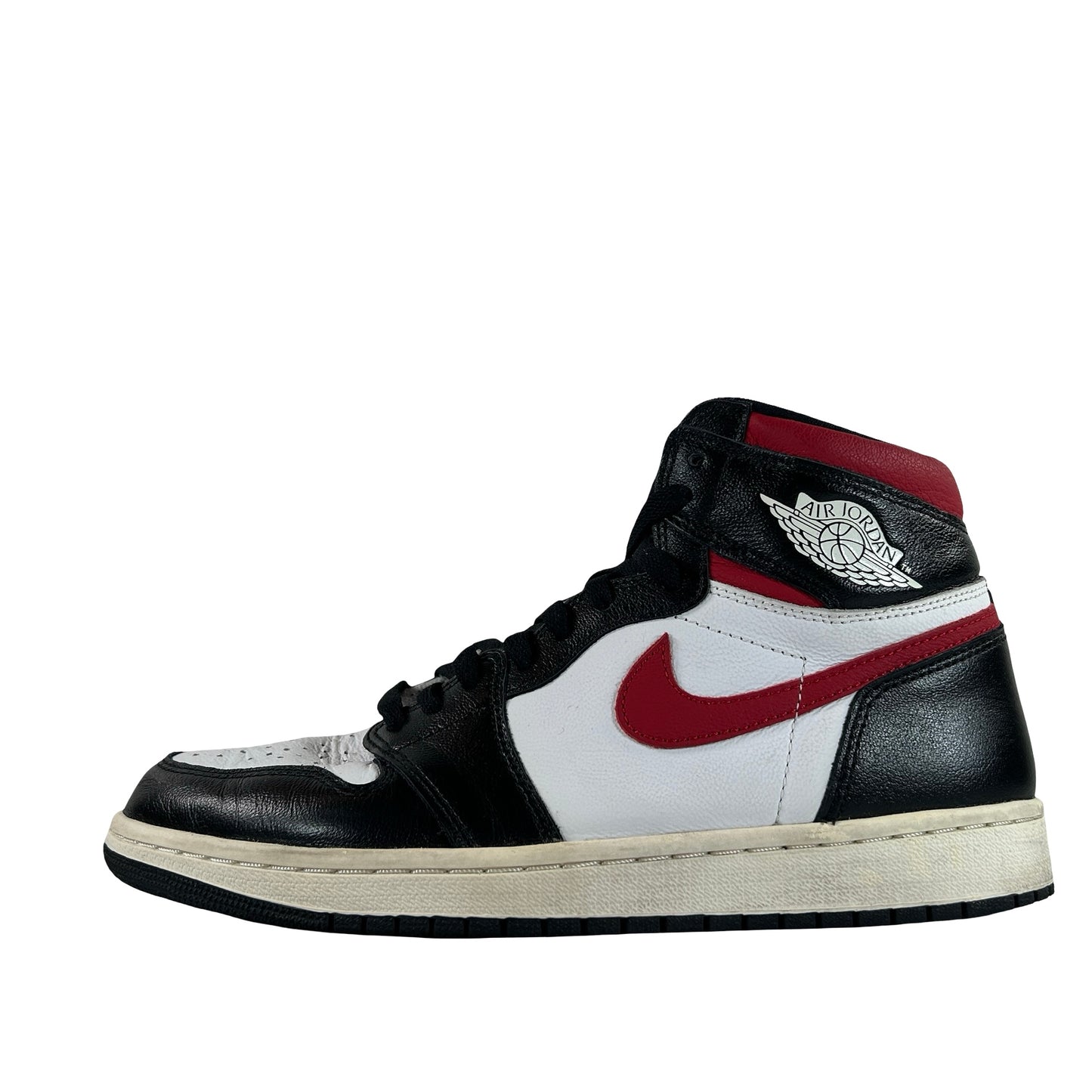 555088 061 Jordan 1 Retro High Black Gym Red [USED] - 9 M (Used) (Replace Box)