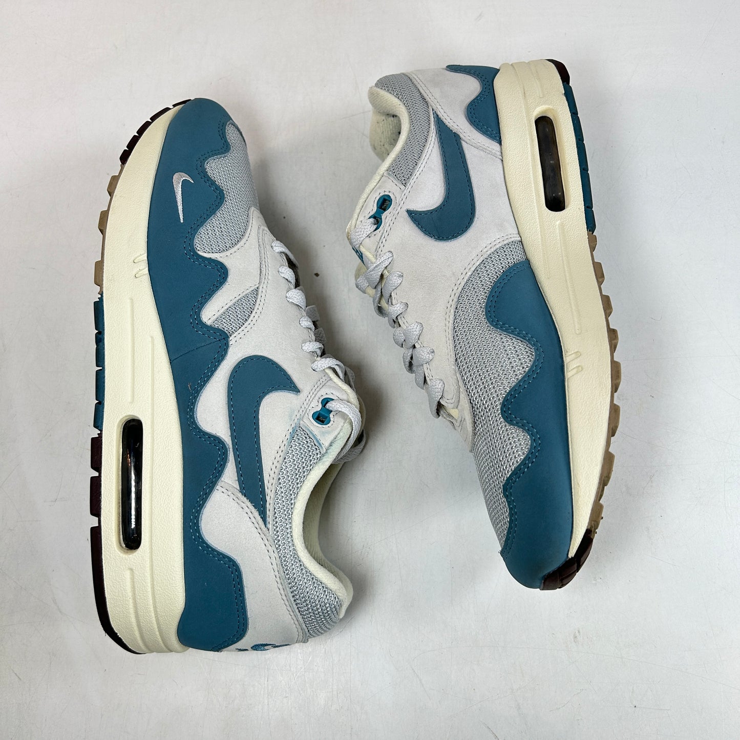 DH1348 004 Nike Air Max 1 Patta Waves Noise Aqua [USED] - 9.5 M (Used)