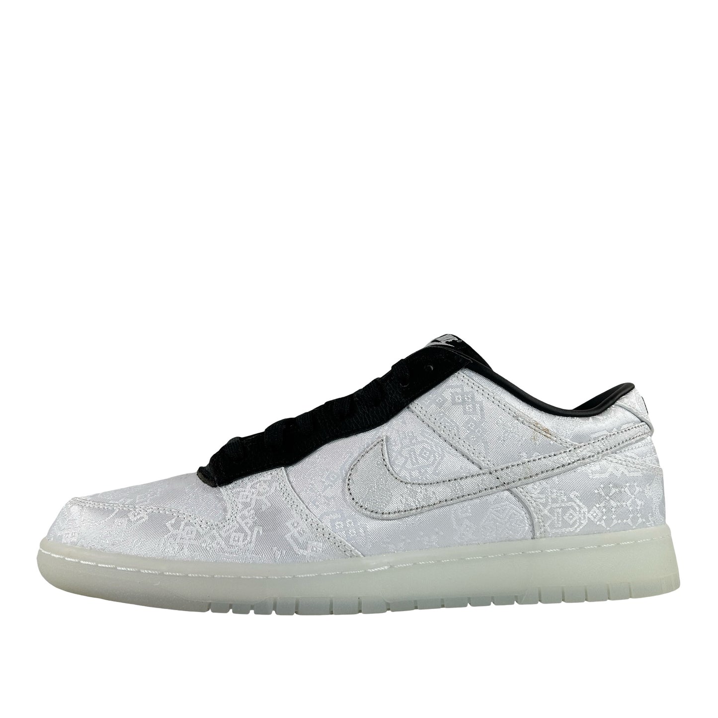 FN0315 110 Nike Dunk Low CLOT Fragment White [CONDITIONAL] - 13 M (Glue Stains)