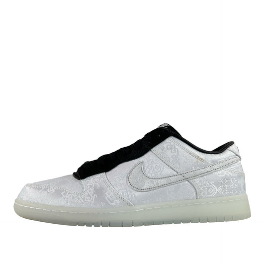 FN0315 110 Nike Dunk Low CLOT Fragment White [CONDITIONAL] - 13 M (Glue Stains)