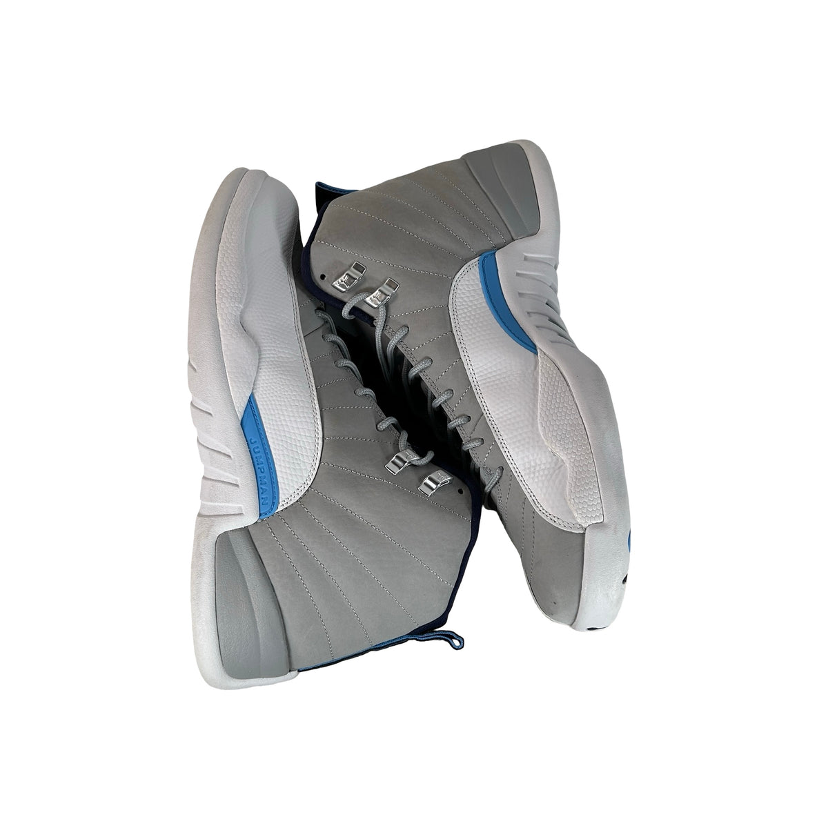 130690 007 Jordan 12 Retro Grey University Blue [USED] - 11 M (Used2)