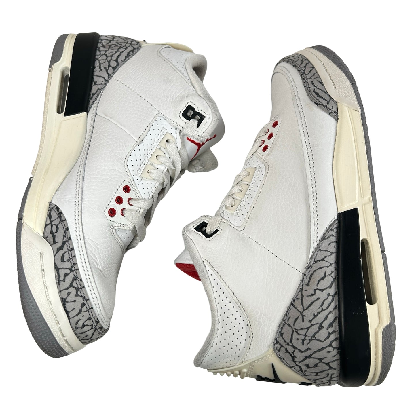 DM0967 100 Jordan 3 Retro White Cement Reimagined (GS) [USED] - 7 Y (Used7)