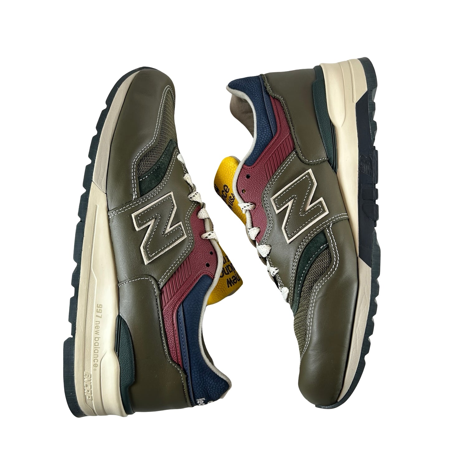 U997AIM New Balance 997 MiUSA Aimé Leon Dore Dark Moss Angora [USED] - 12 M (Used)