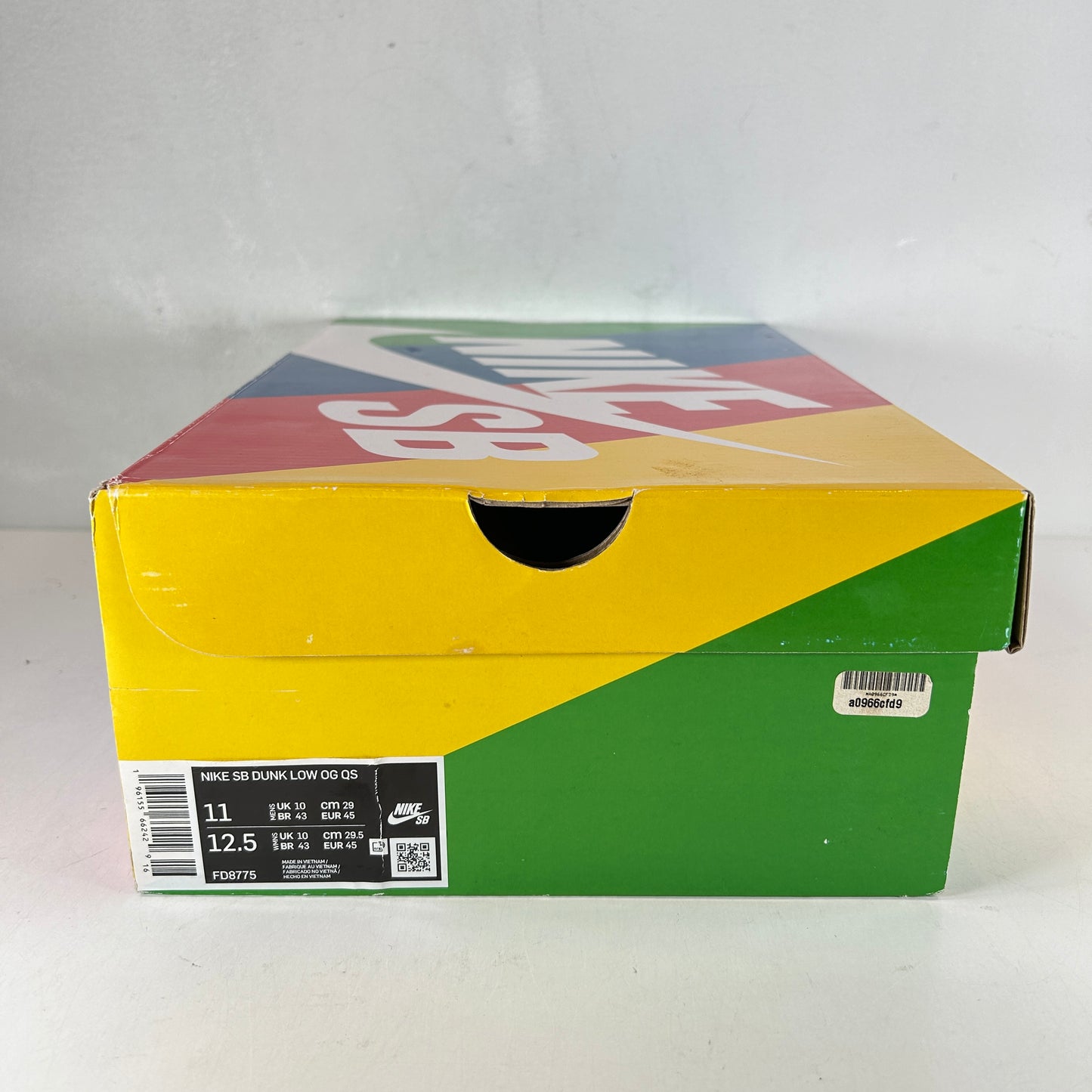 FD8775 001 Nike SB Dunk Low HUF San Francisco [USED] - 11 M (Used)