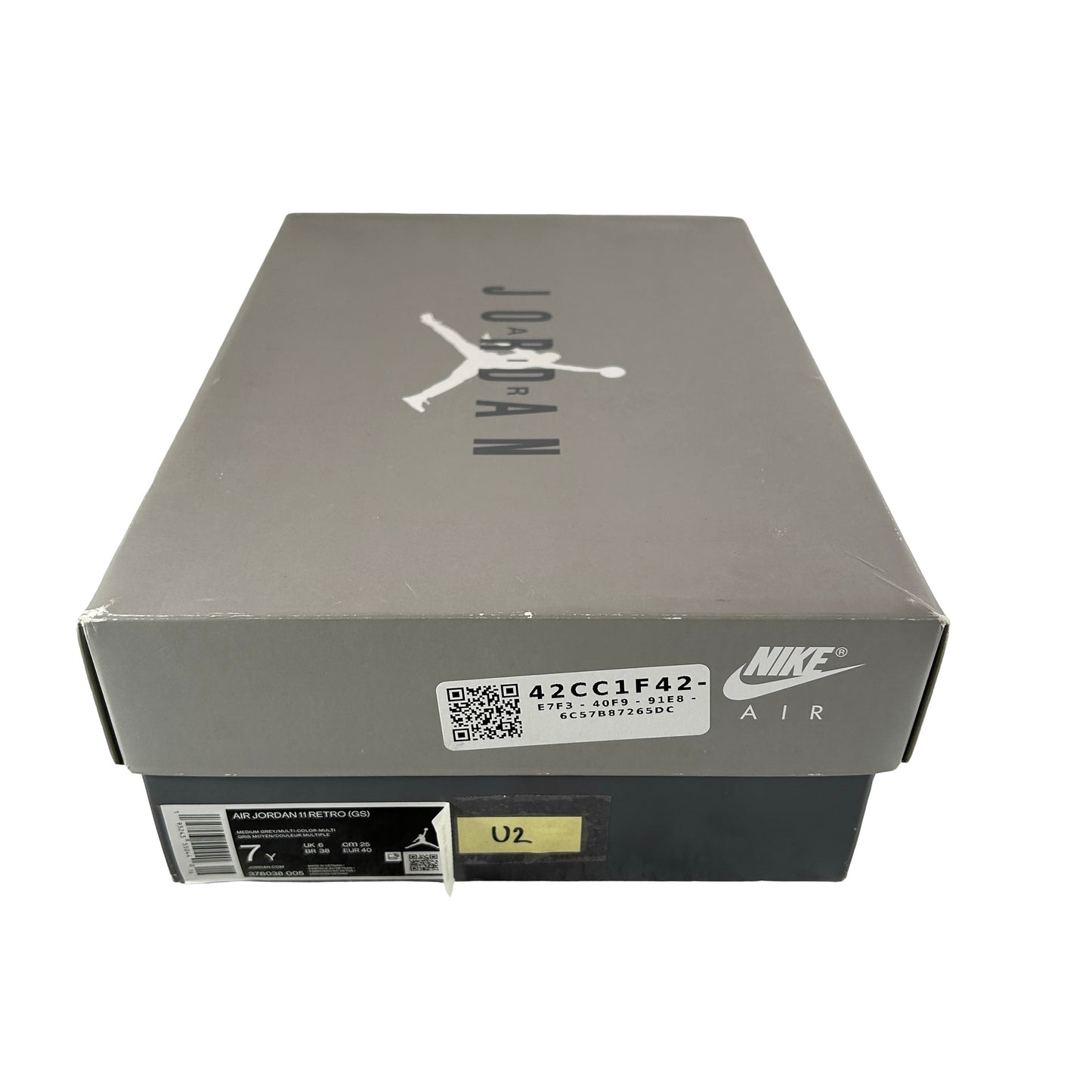 378038 005 Jordan 11 Cool Grey (2021) GS [USED] - 7 Y (Used2)