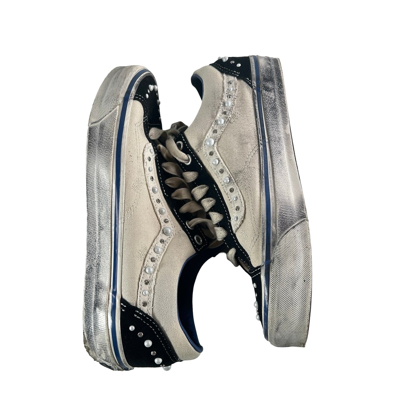 VN000S52FS8 Vans OTW Old Skool 36 Pearlized Pack Marshmallow White [USED] - 9 (Used)