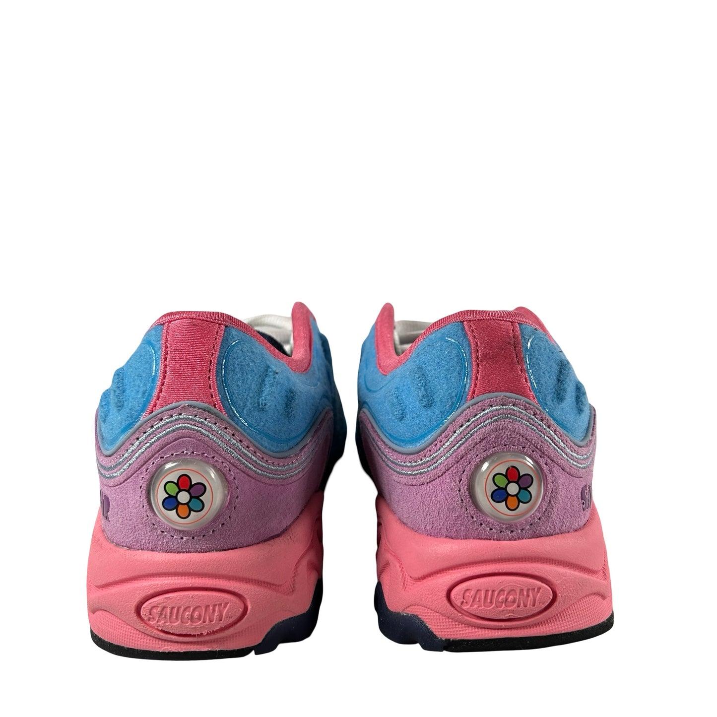 S70922 2 Saucony Matrix Jae Tips No Shoes In The House Blue Pink [USED] - 7 M (Used)