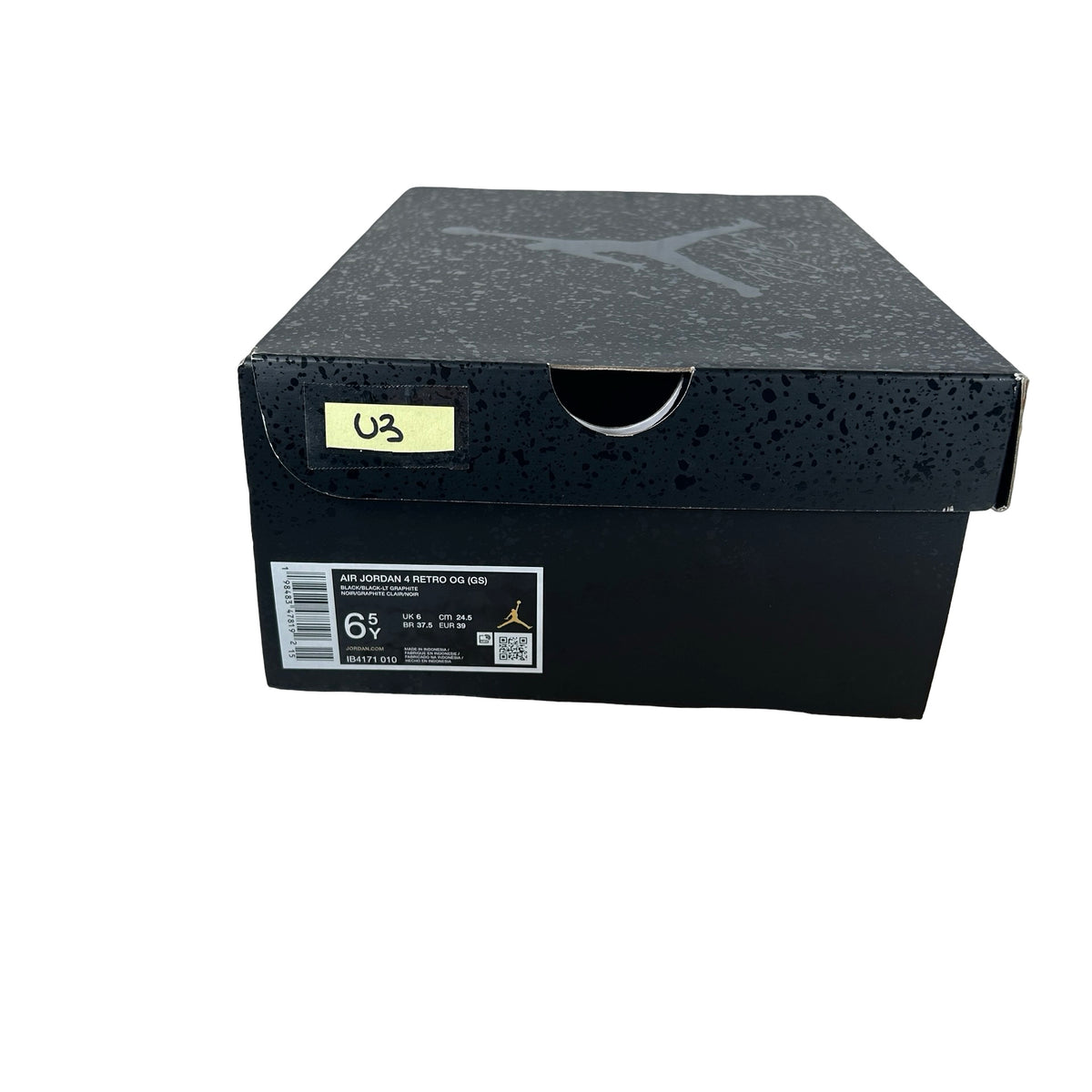 IB4171 010 Jordan 4 Retro Black Cat (2025) (GS) [USED] - 6.5 Y (Used3)