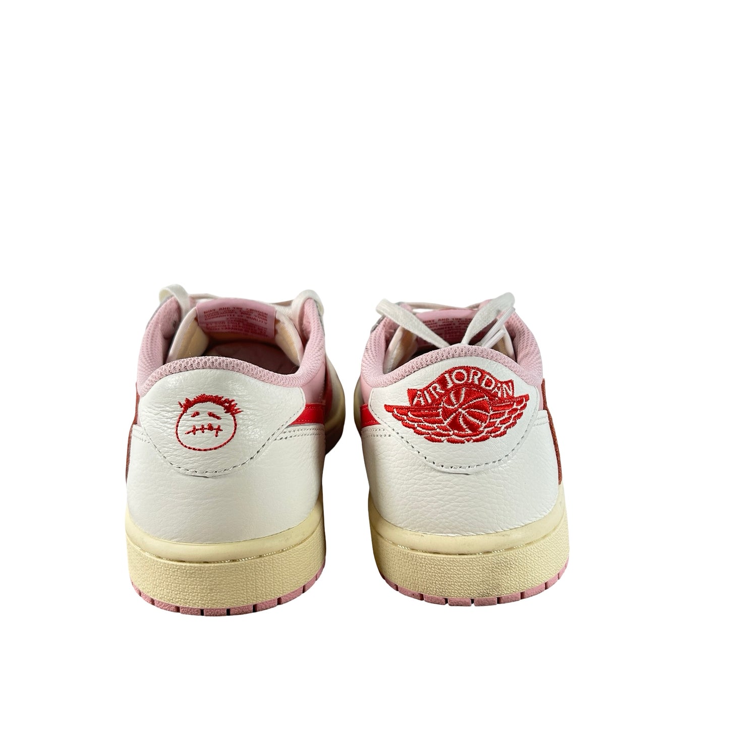 IQ7604 101 Jordan 1 Retro Low OG SP Travis Scott Sail Tropical Pink [USED] - 8 M (Used2)