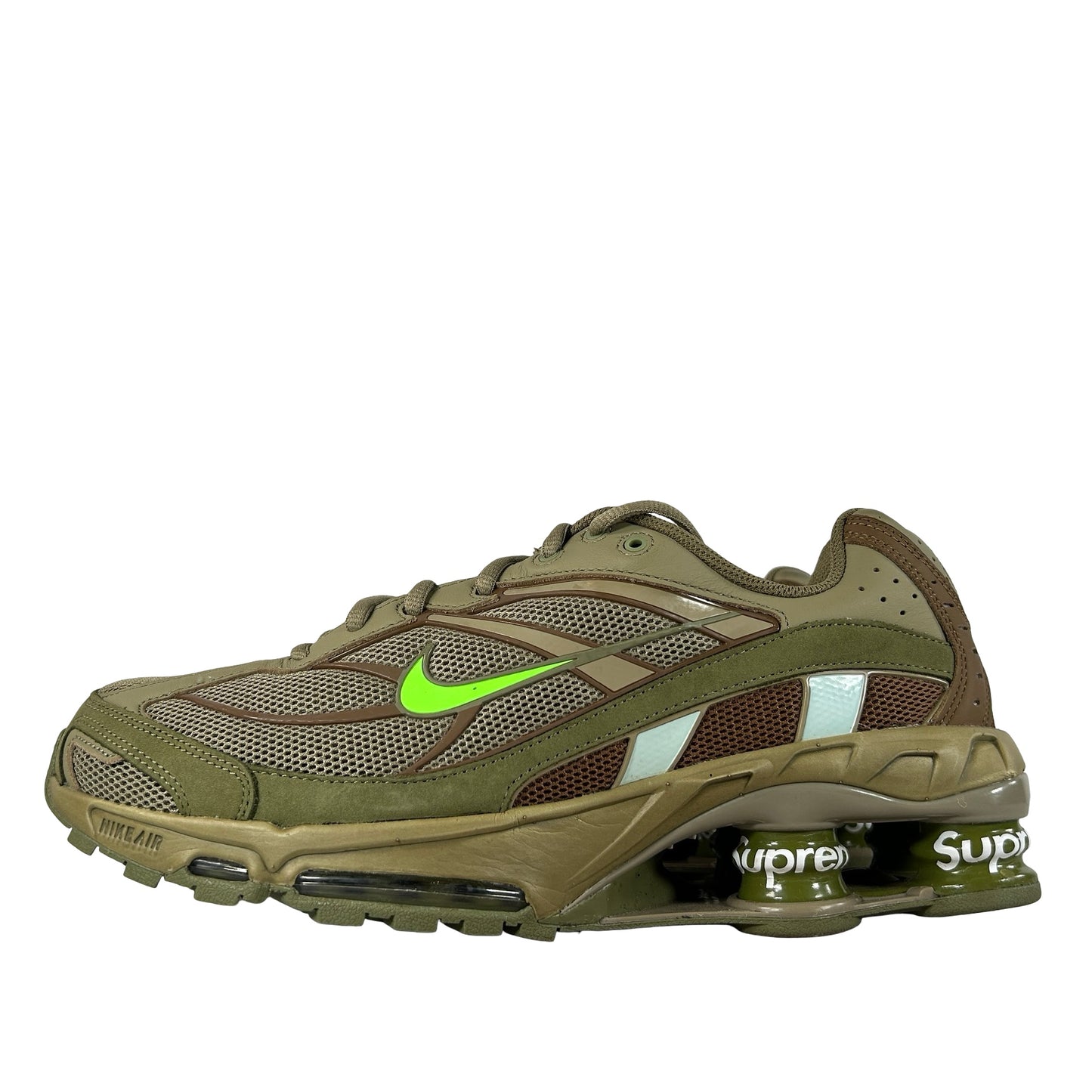 DN1615 200 Nike Shox Ride 2 SP Supreme Olive [USED] - 9.5 M (Used)