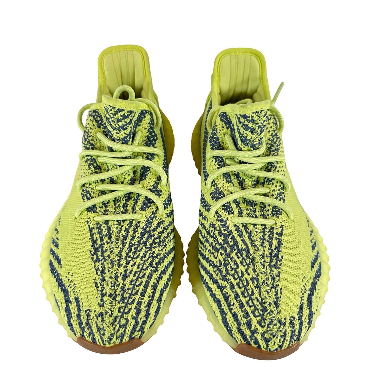 B37572 adidas Yeezy Boost 350 V2 Semi Frozen Yellow [USED] - 9 M (Used) (Replace Box)