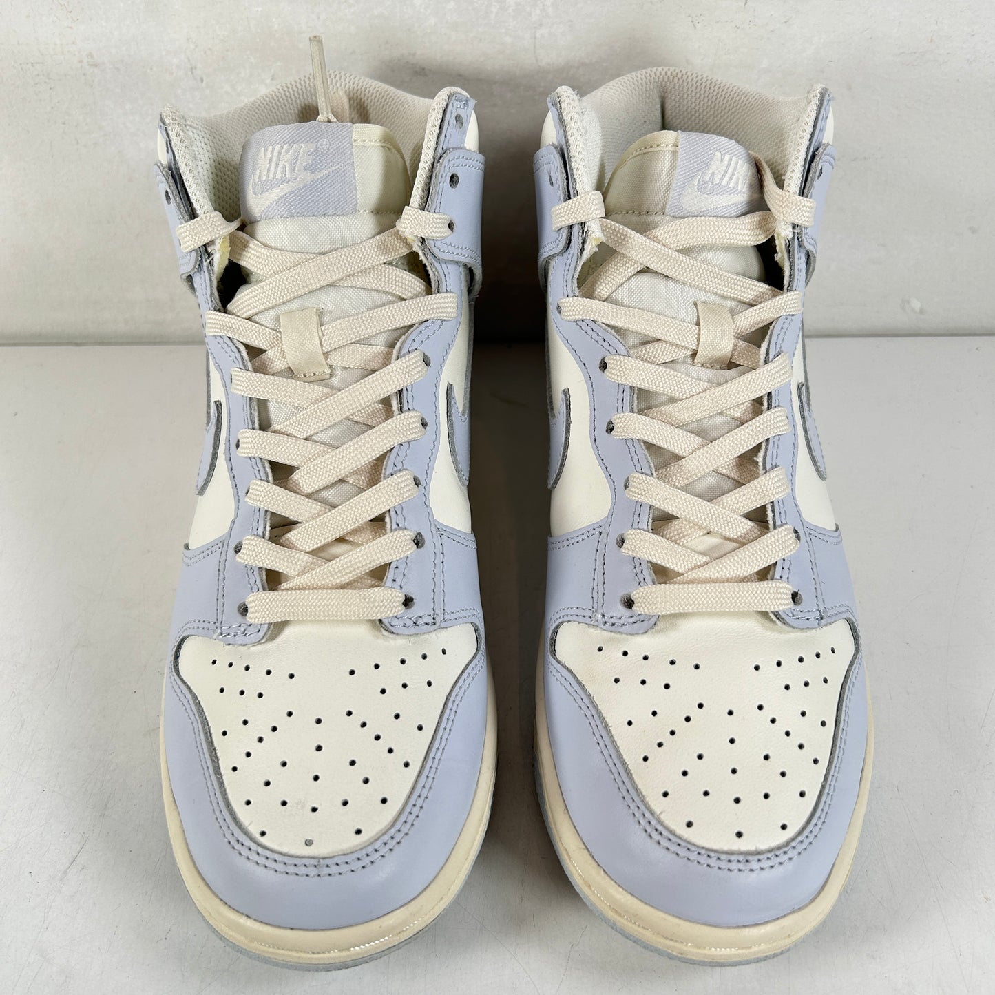 DD1869 102 Nike Dunk High Sail Football Grey (Women's) [USED] - 6.5 W (Used)
