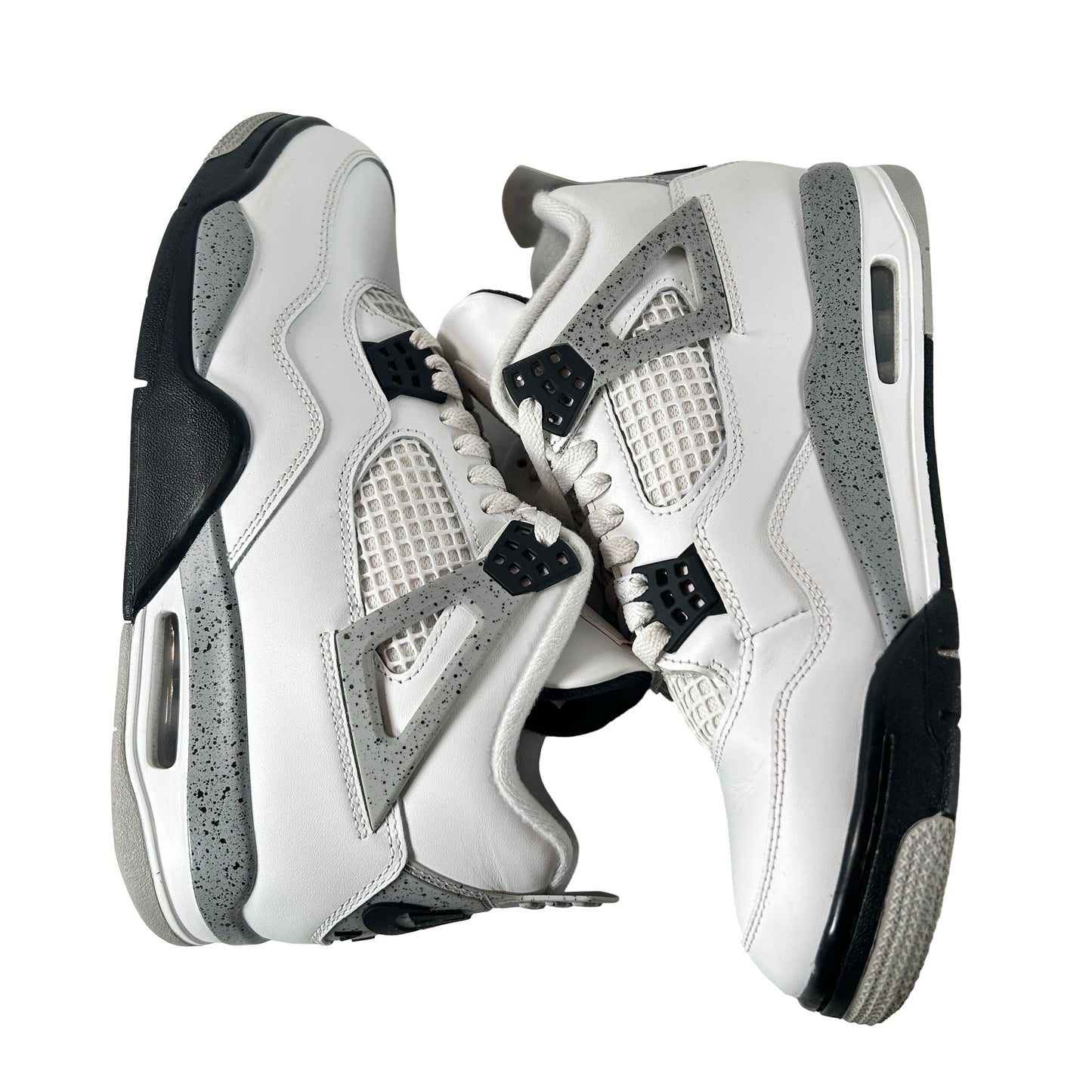 FV5029 100 Jordan 4 Retro White Cement (2025) [USED] - 9.5 M (Used12)