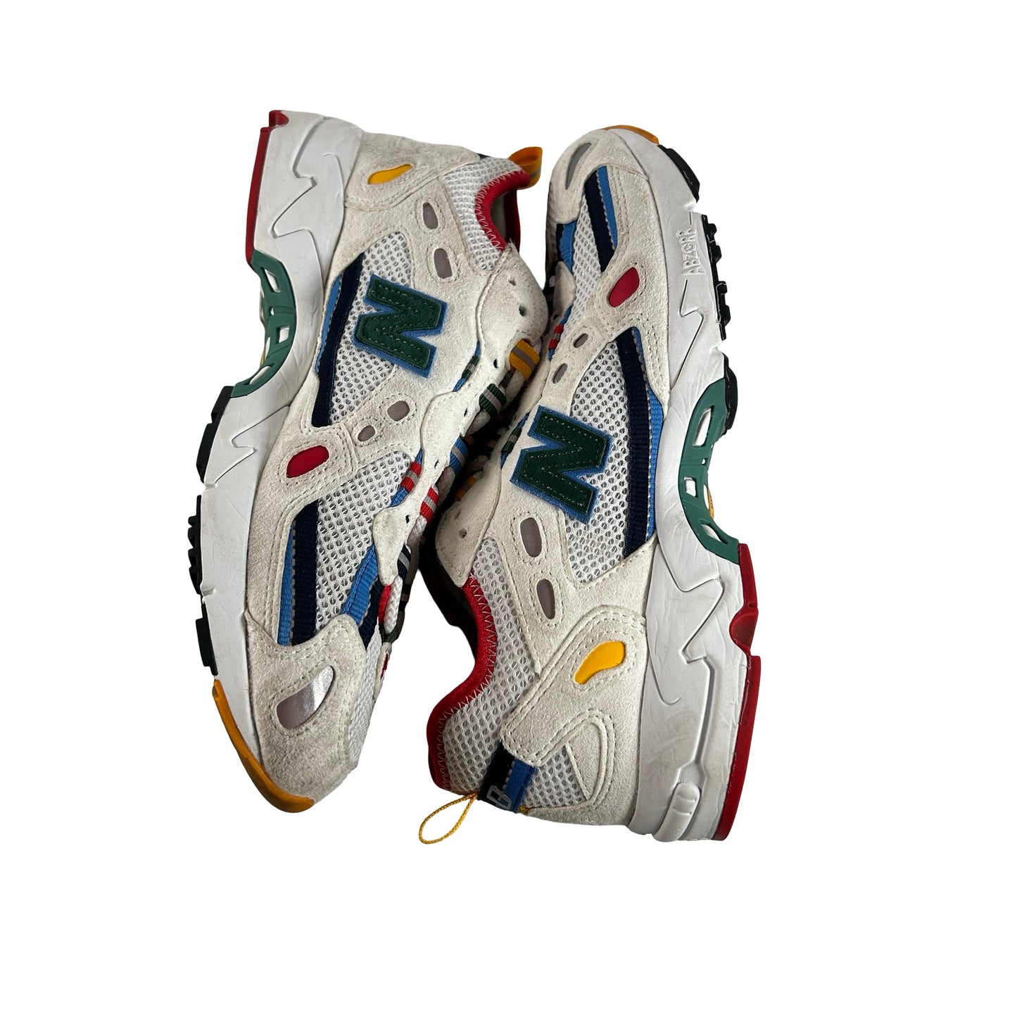 ML827ALD New Balance 827 Abzorb Aime Leon Dore White Multi [USED] - 8.5 M (Used)