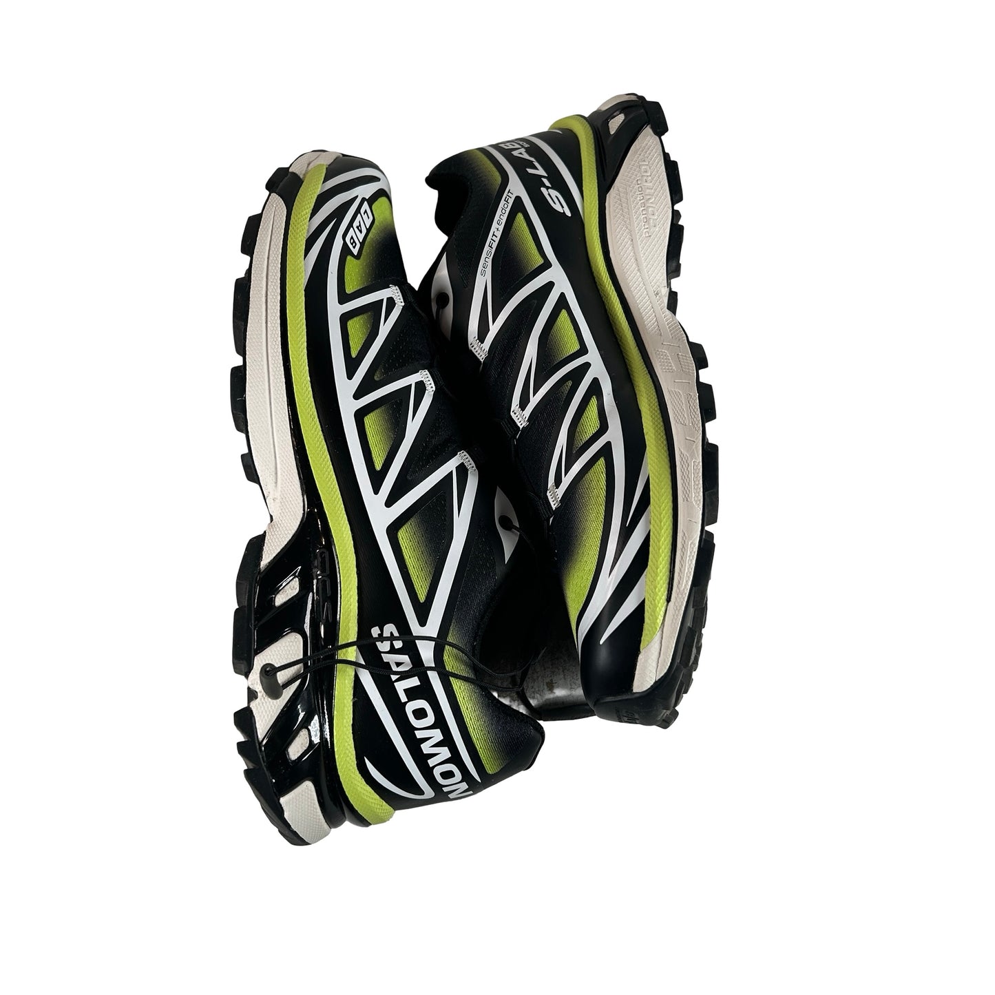 L47977400 Salomon XT-6 Skyline Black Sharp Green [USED] - 10 M (Used)