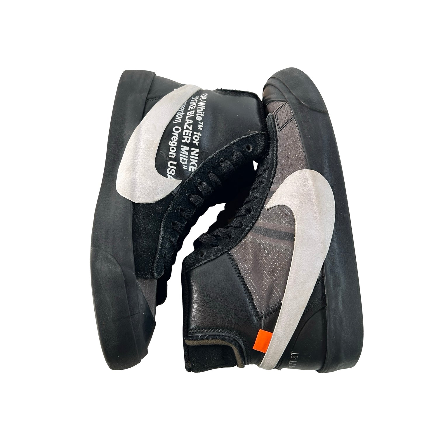 AA3832 001 Nike Blazer Off-White Black [USED] - 7.5 M (Used)
