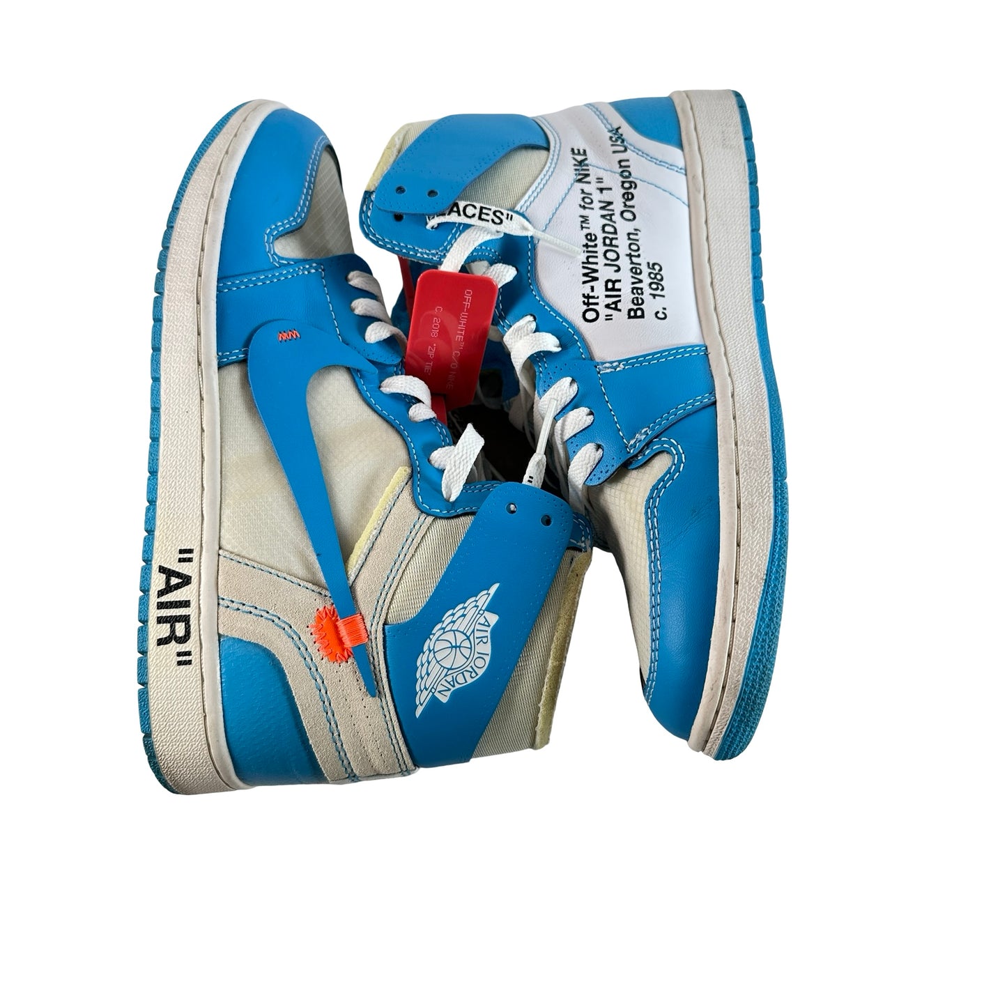 AQ0818 148 Jordan 1 Retro High Off-White UNC [USED] - 9.5 M (Used) (No Box)