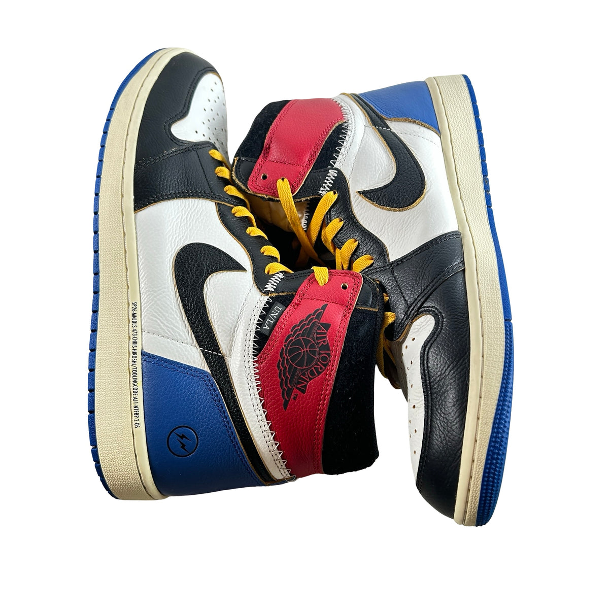 IO7847 002 Jordan 1 Retro High OG SP Fragment x Union LA Varsity Red Sport Royal [USED] - 14 M (Used3)