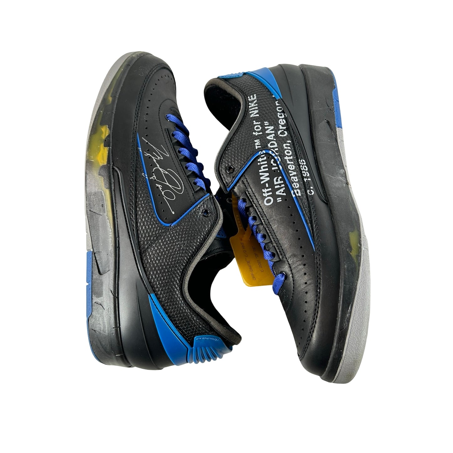 DJ4375 004 Jordan 2 Retro Low SP Off-White Black Blue [USED] - 10.5 M (Used6)