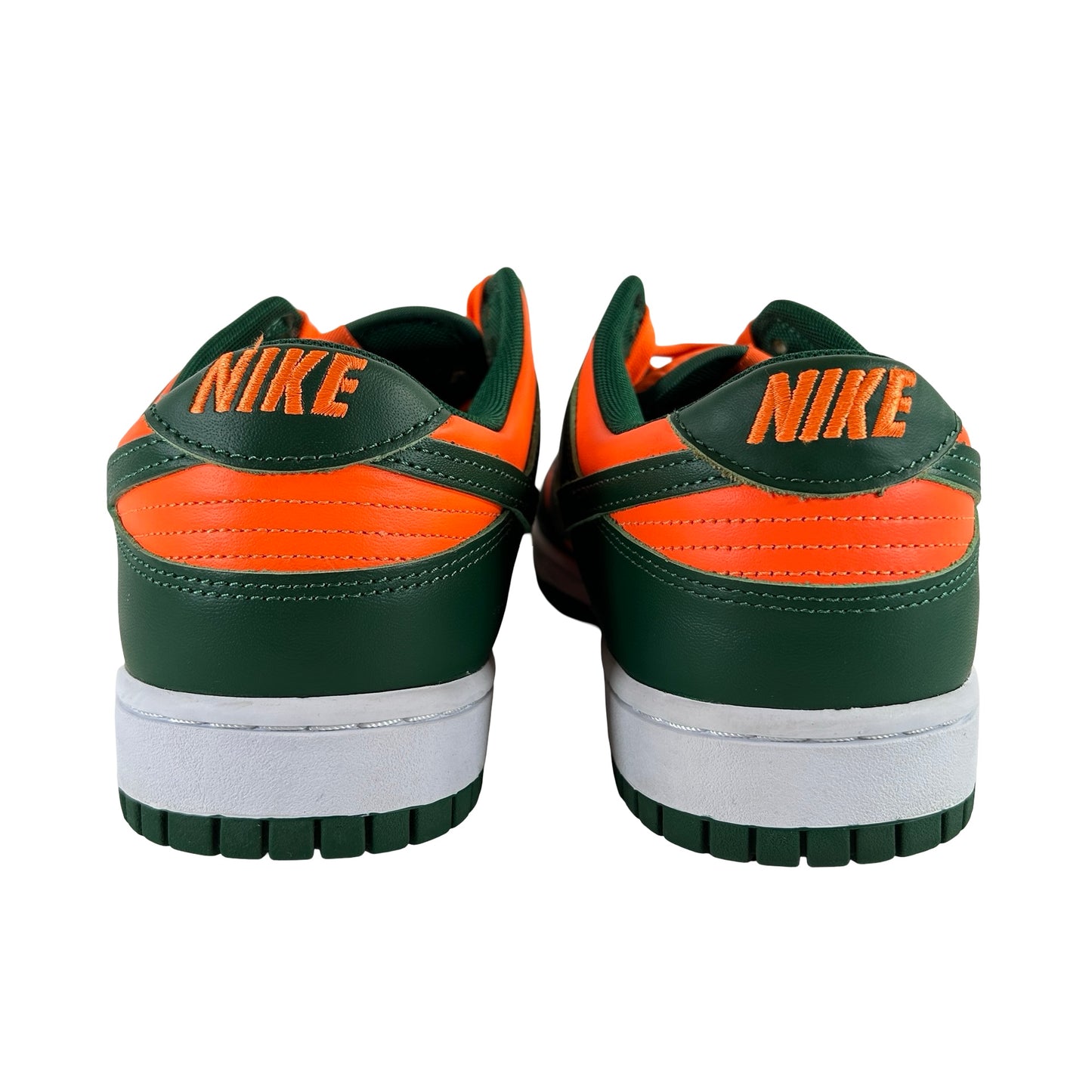 DD1391 300 Nike Dunk Low Retro Miami Hurricanes [USED] - 12 M (Used) (No Box)