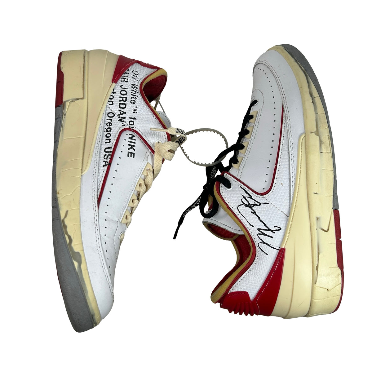 DJ4375 106 Jordan 2 Retro Low SP Off-White White Red [USED] - 10.5 M (Used8)