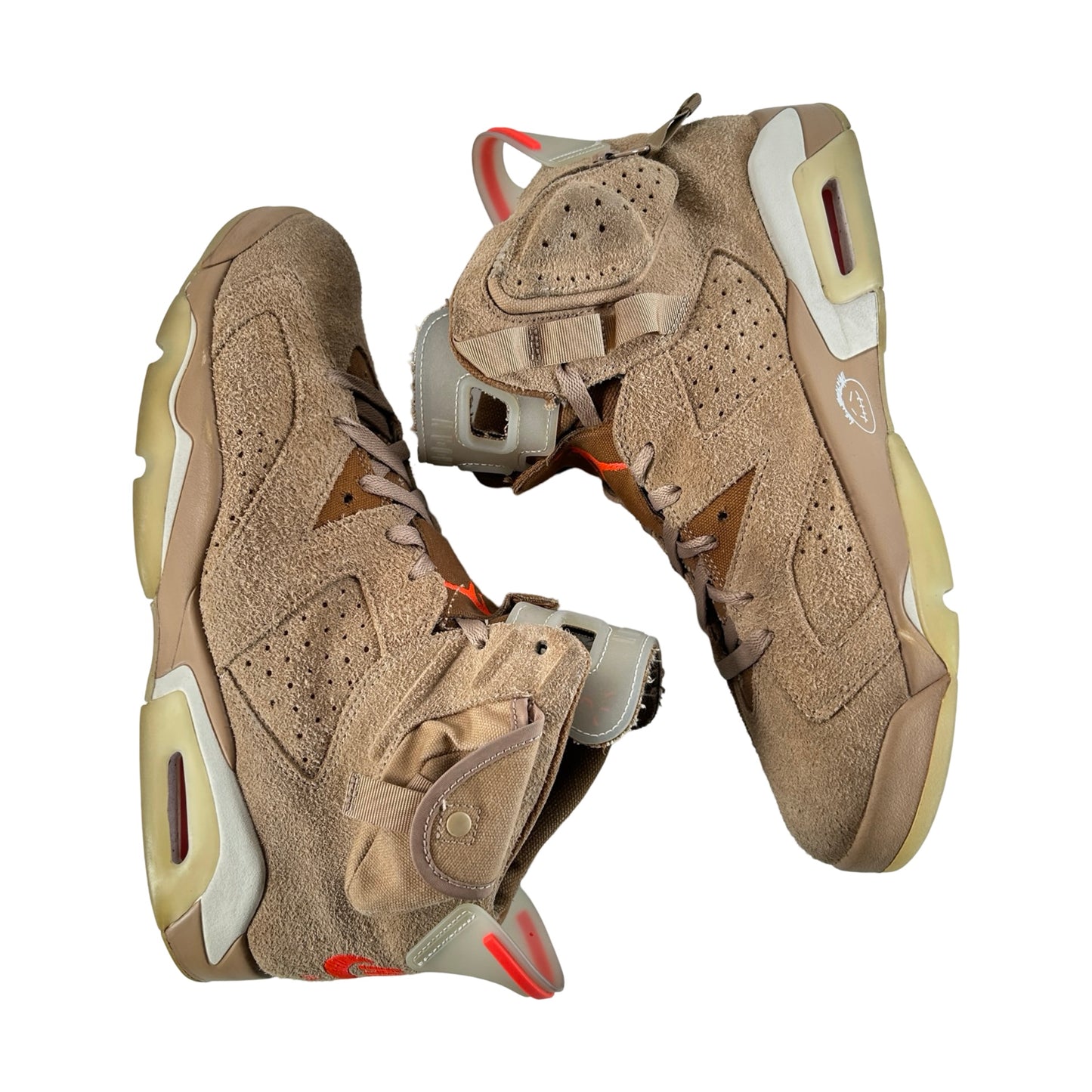 DH0690 200 Jordan 6 Retro Travis Scott British Khaki [USED] - 13 M (Used7)